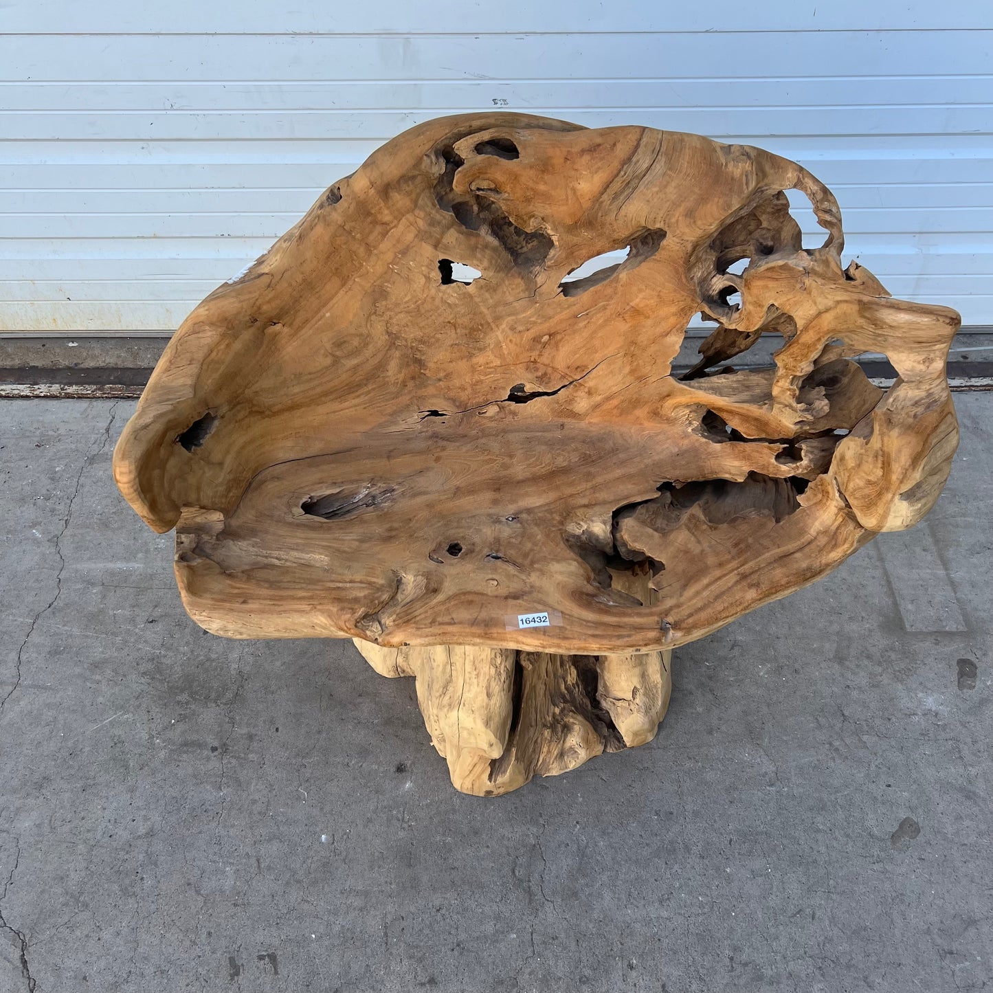 Primitive Wooden Stump/Root Chair