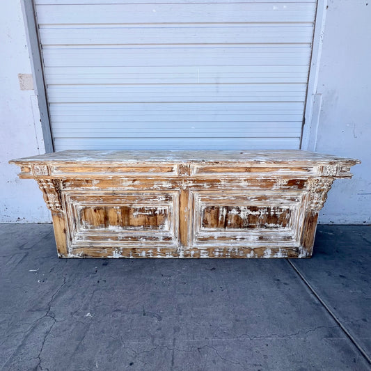 Distressed Painted Store Counter