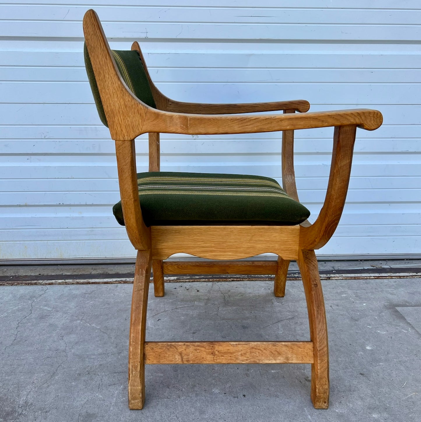 Oak "Kurul" Chair for EG Kvalitetsmøbel, 1960s Denmark