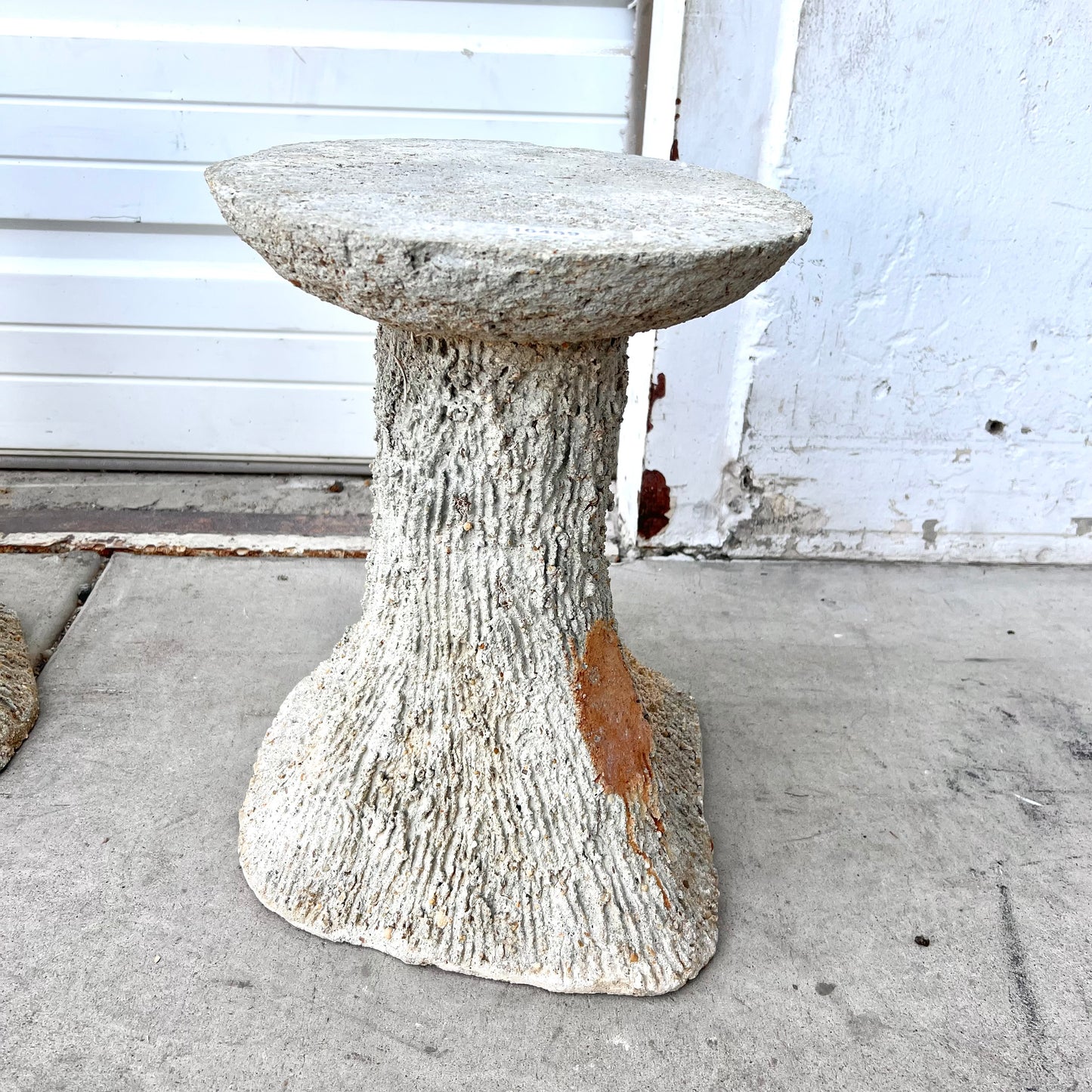 Faux Bois Stump Stool