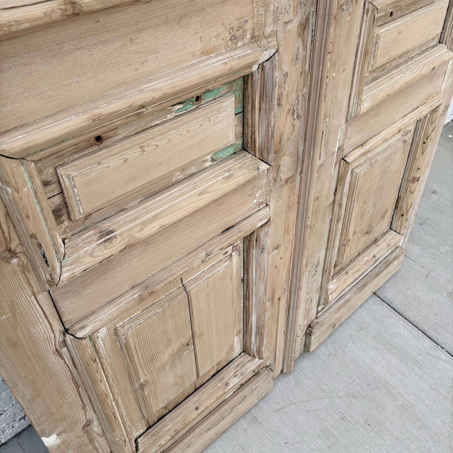 Pair of French Carved Wood Doors