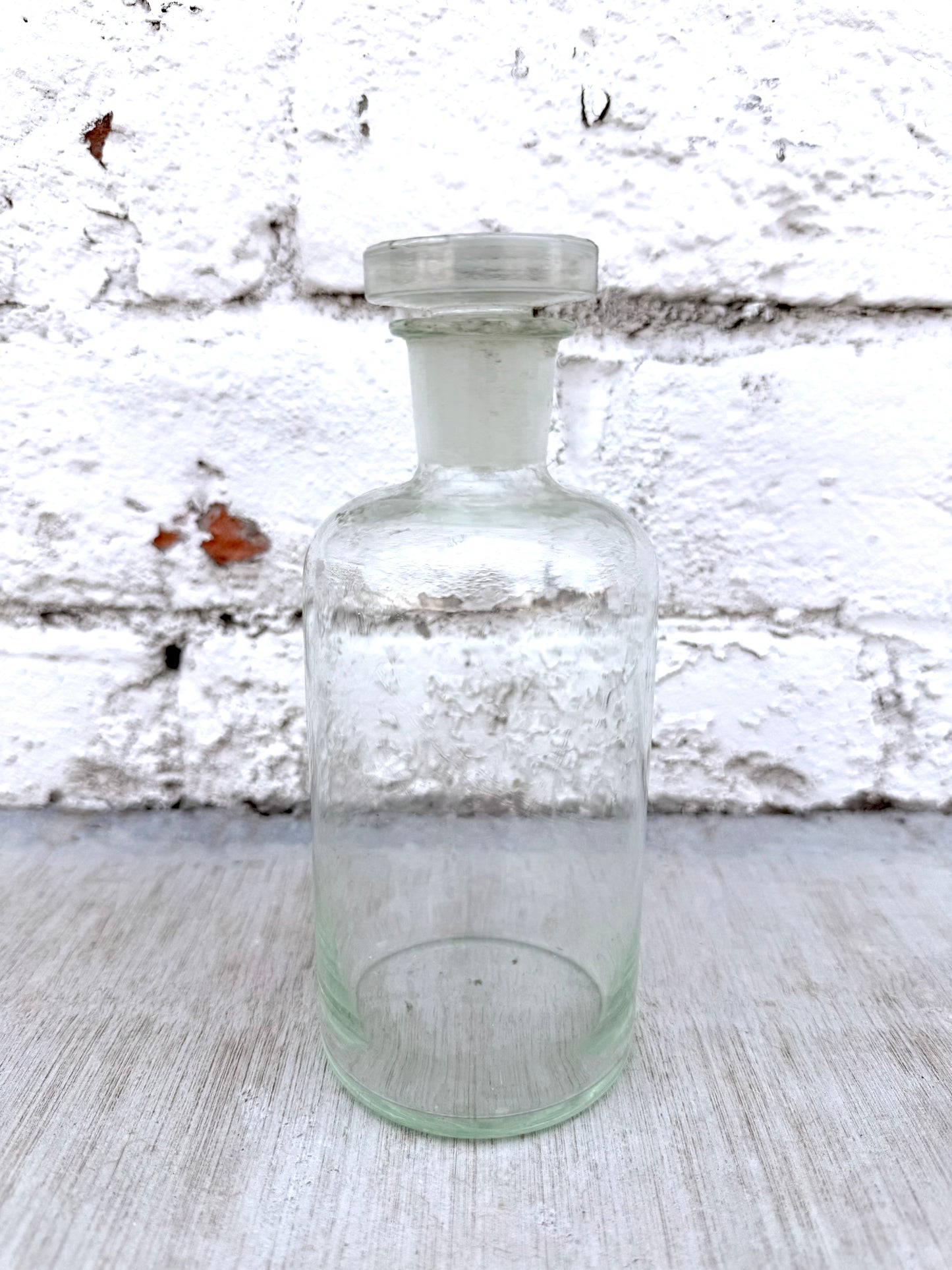 Vintage Glass Pharmacy Bottle
