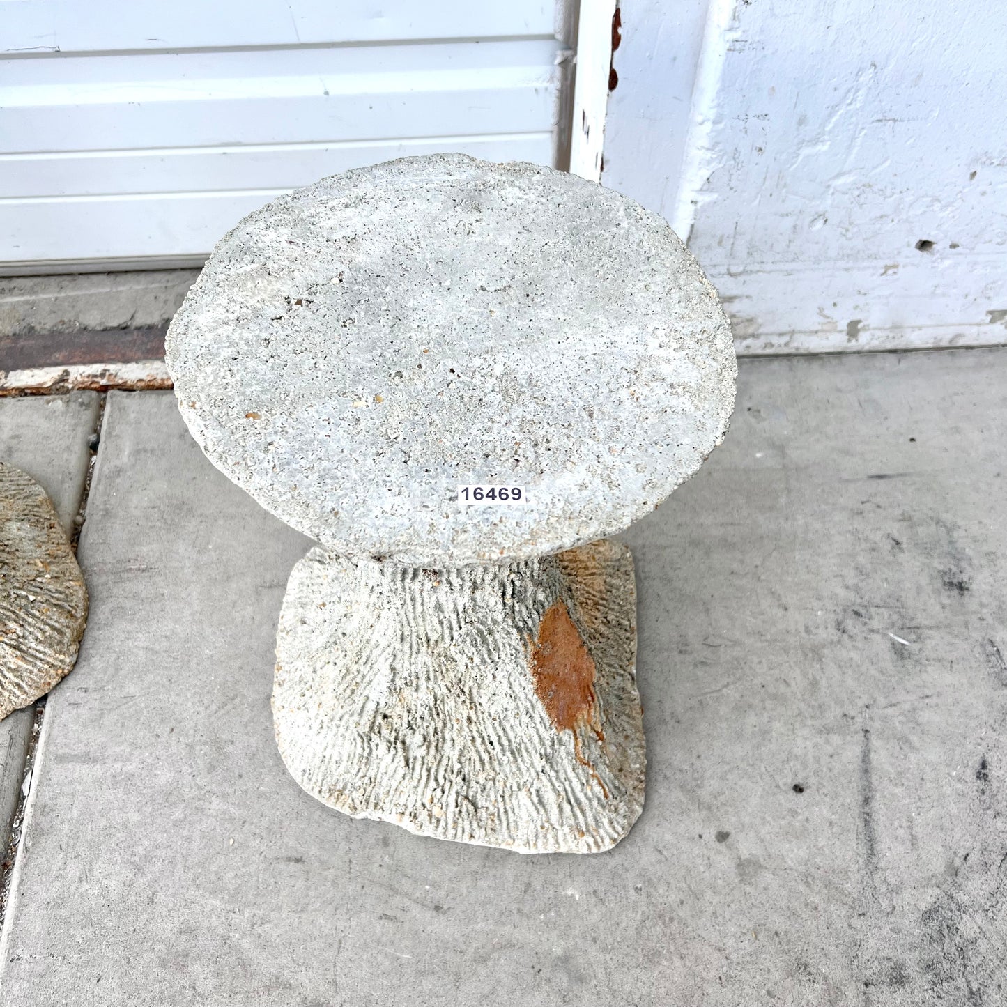 Faux Bois Stump Stool