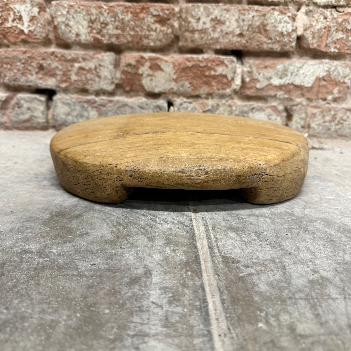 Hand Carved Wooden Plate