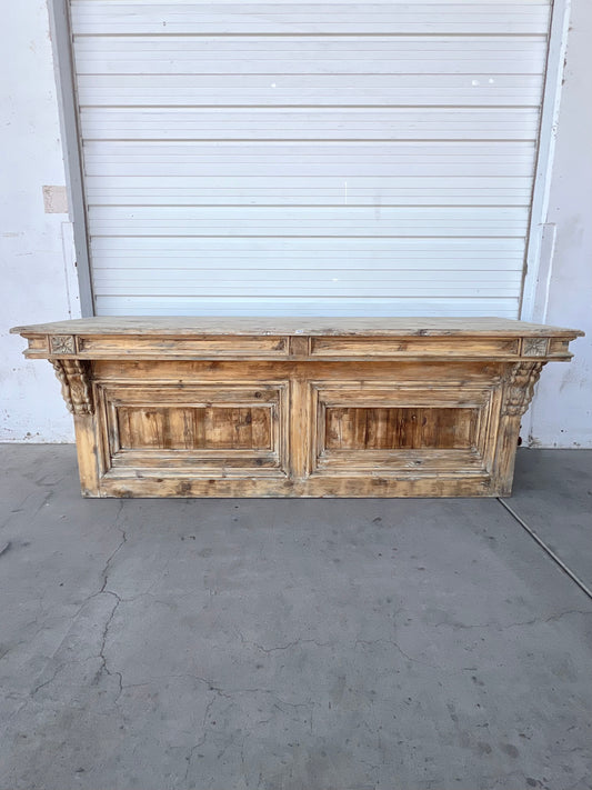 Distressed Painted Store Counter