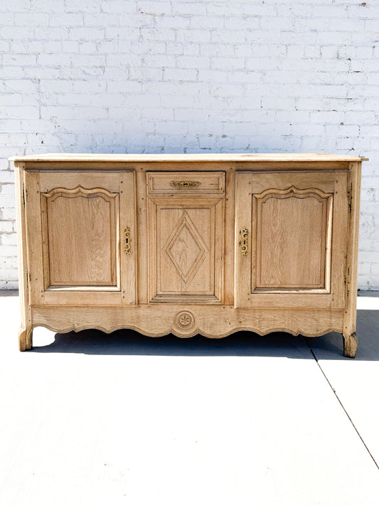 French Bleached Oak Sideboard
