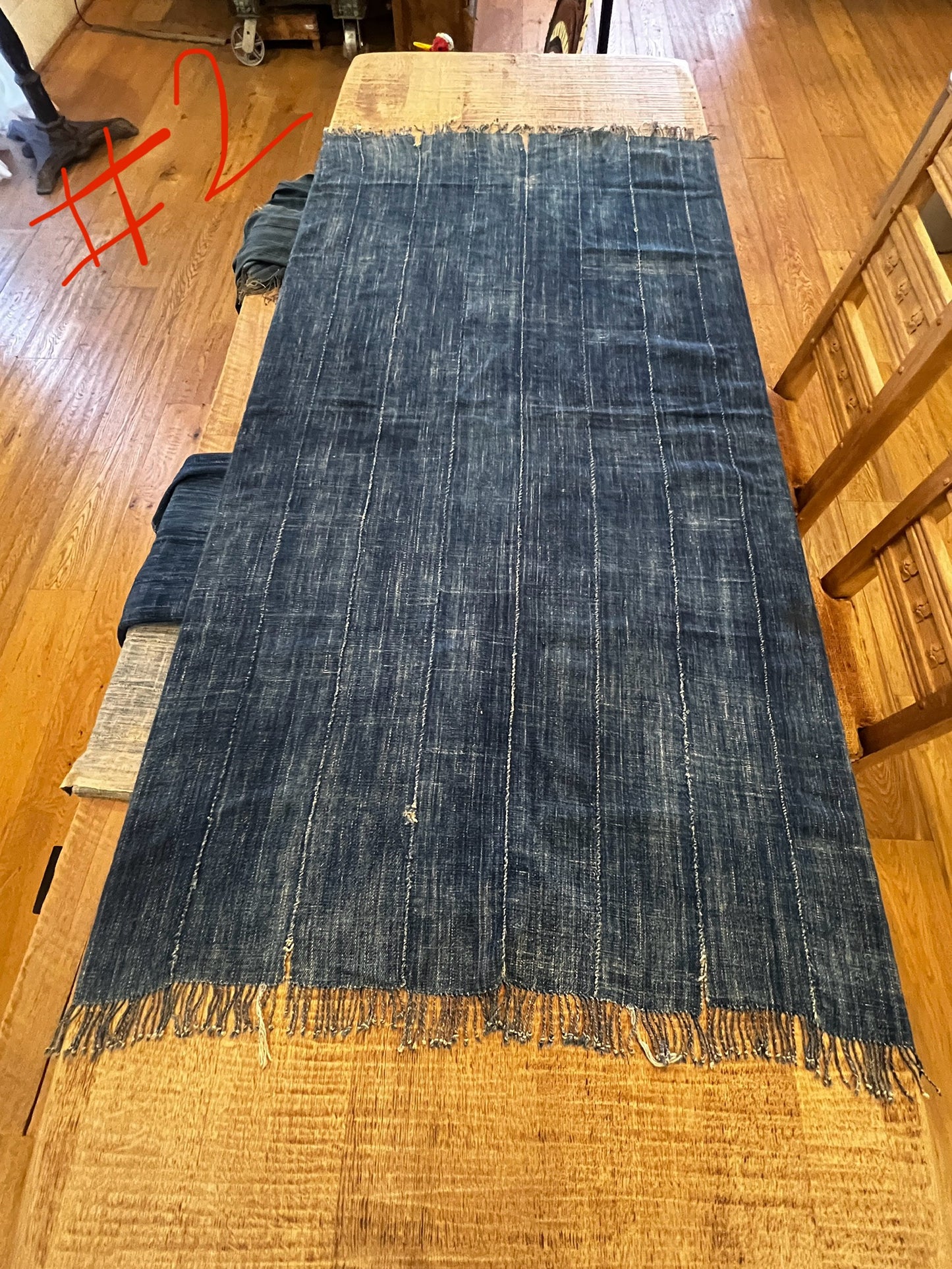 100% Blue African Cotton Fabric Made in Burkina Faso