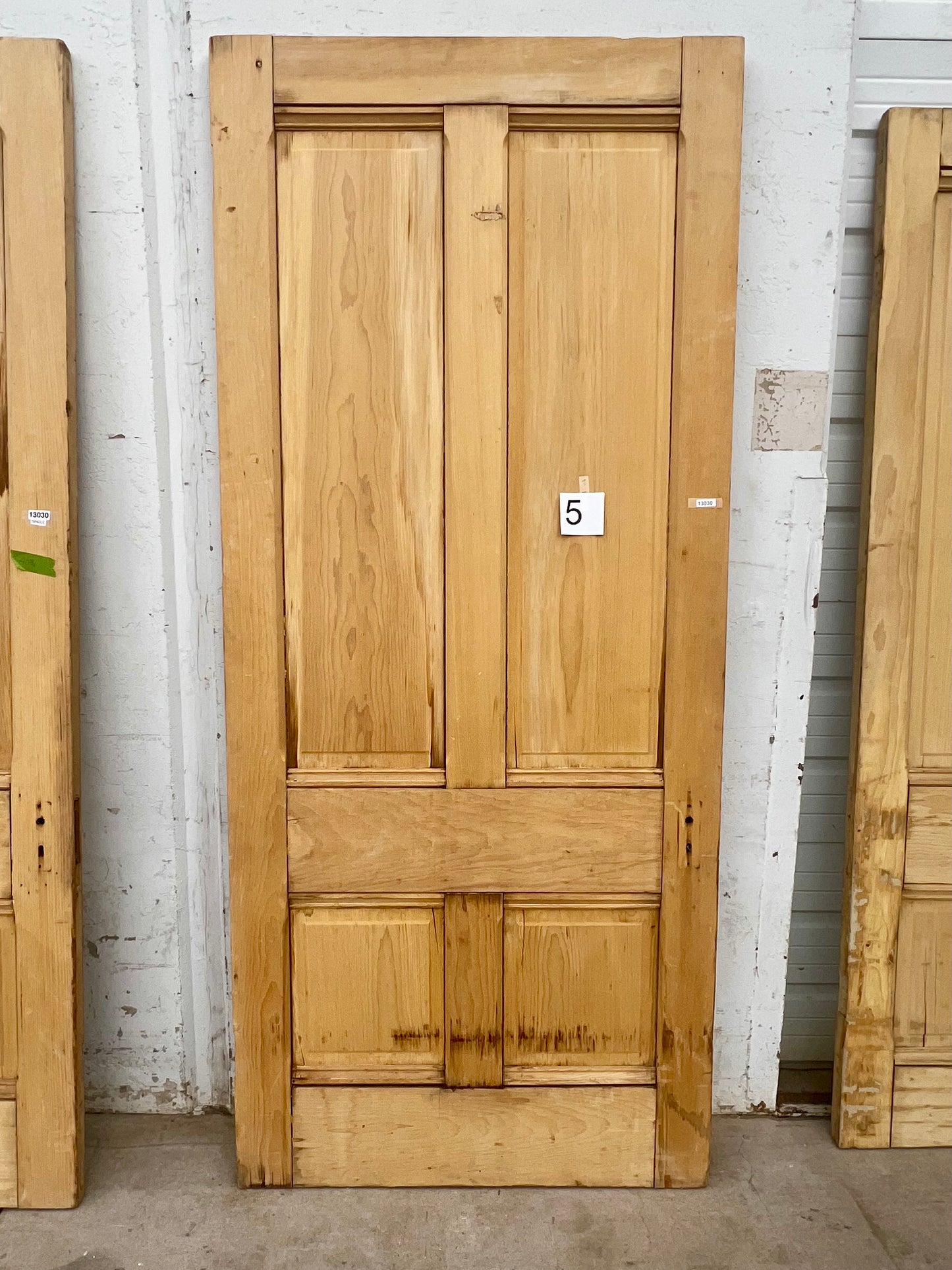 Antique Single 4 Panel Wooden Door