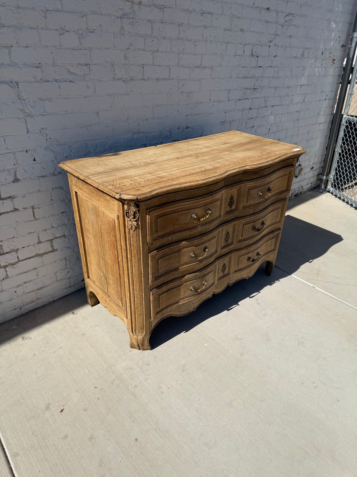 French Bleached Oak Commode/Dresser
