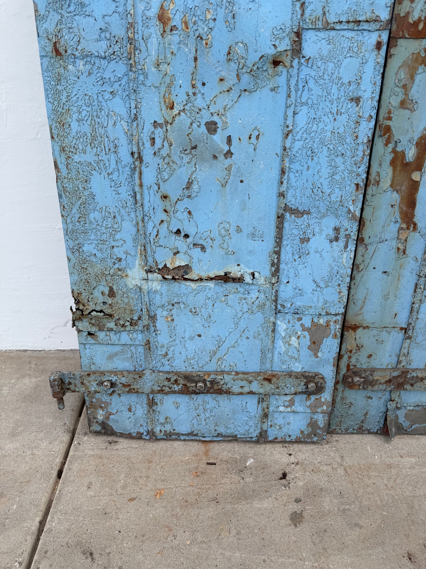 Pair of Industrial Metal Factory Shutter Doors (Large)