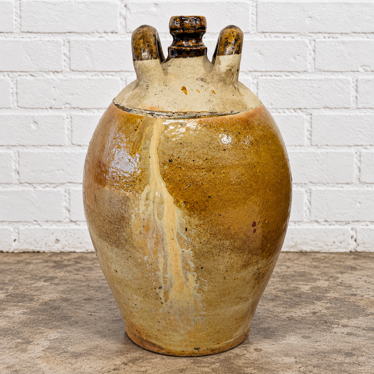Antique French Stoneware Jug