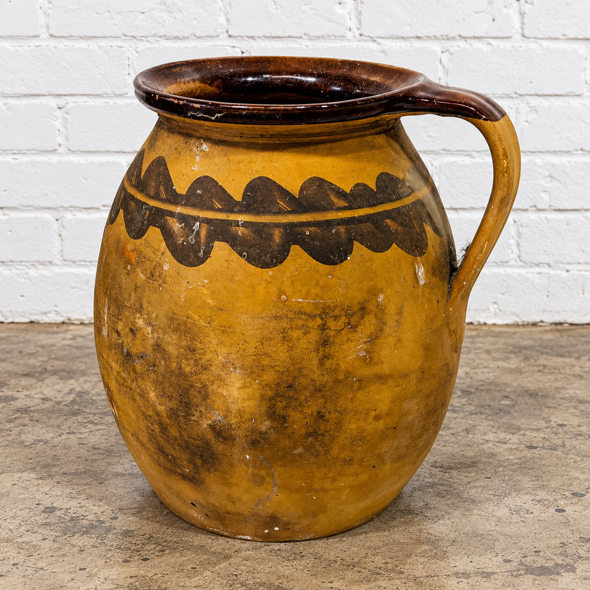 Antique French Provincial Terracotta Jug