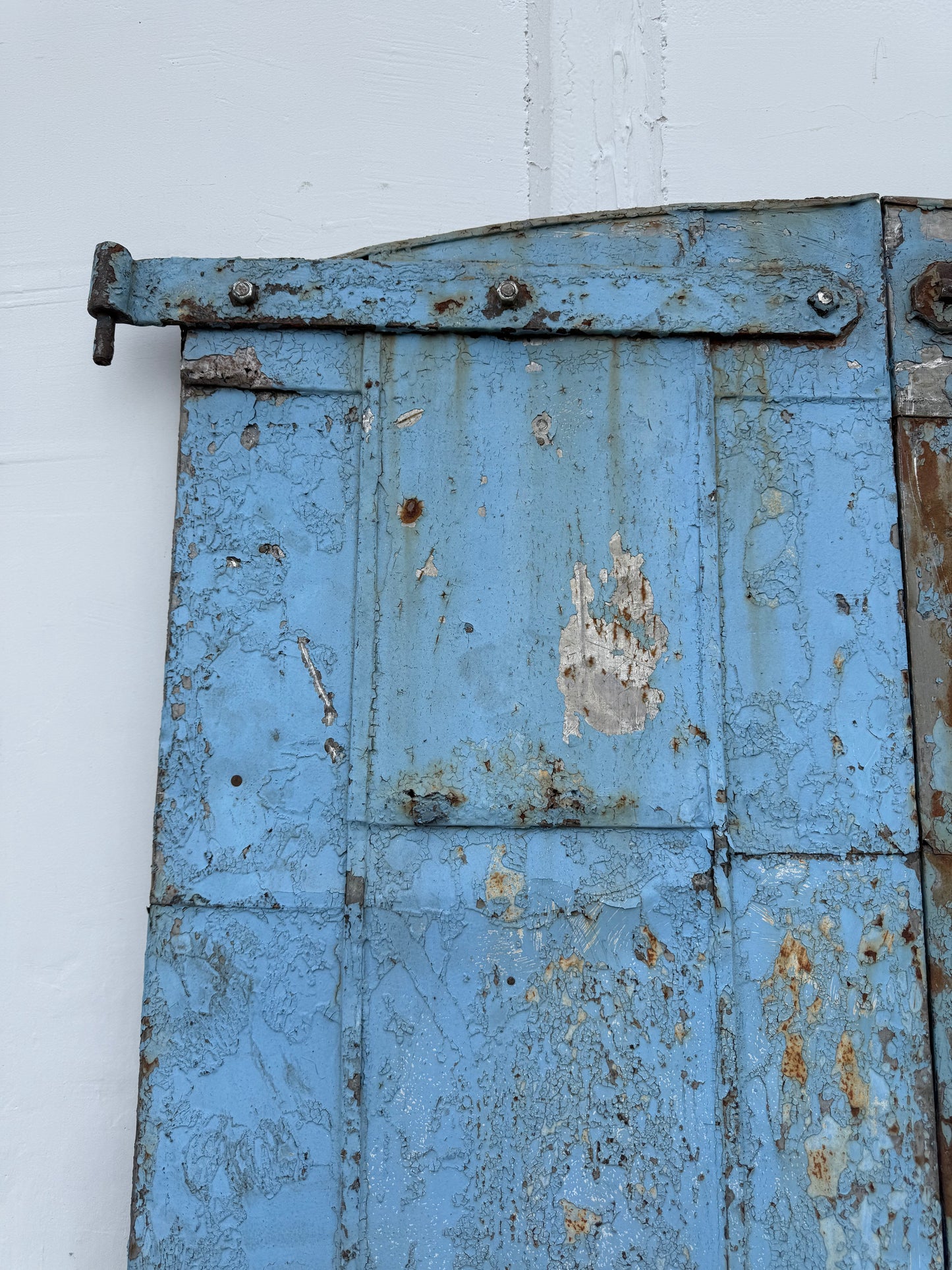 Pair of Industrial Metal Factory Shutter Doors (Large)