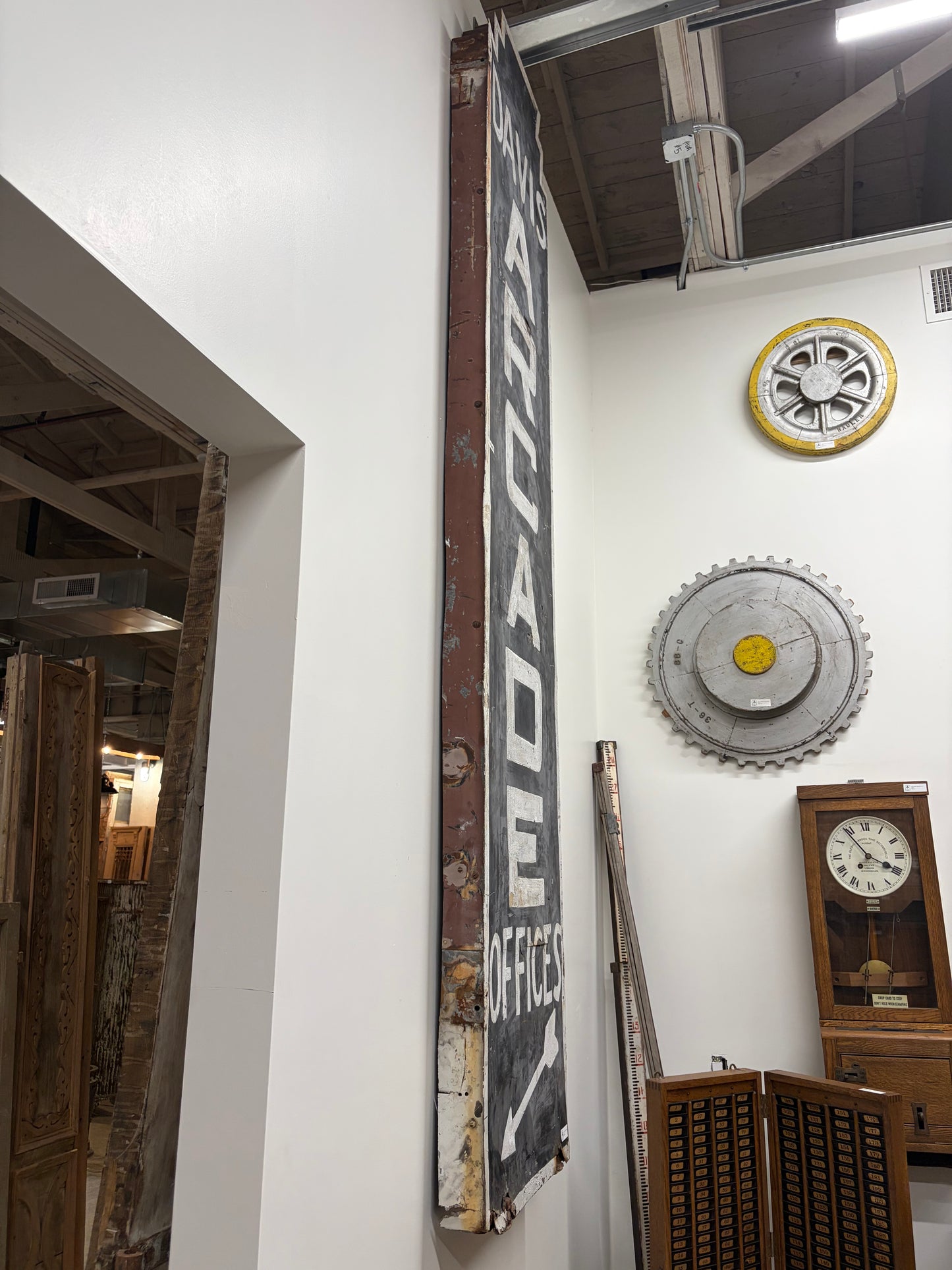 Davis Arcade Offices Metal Sign