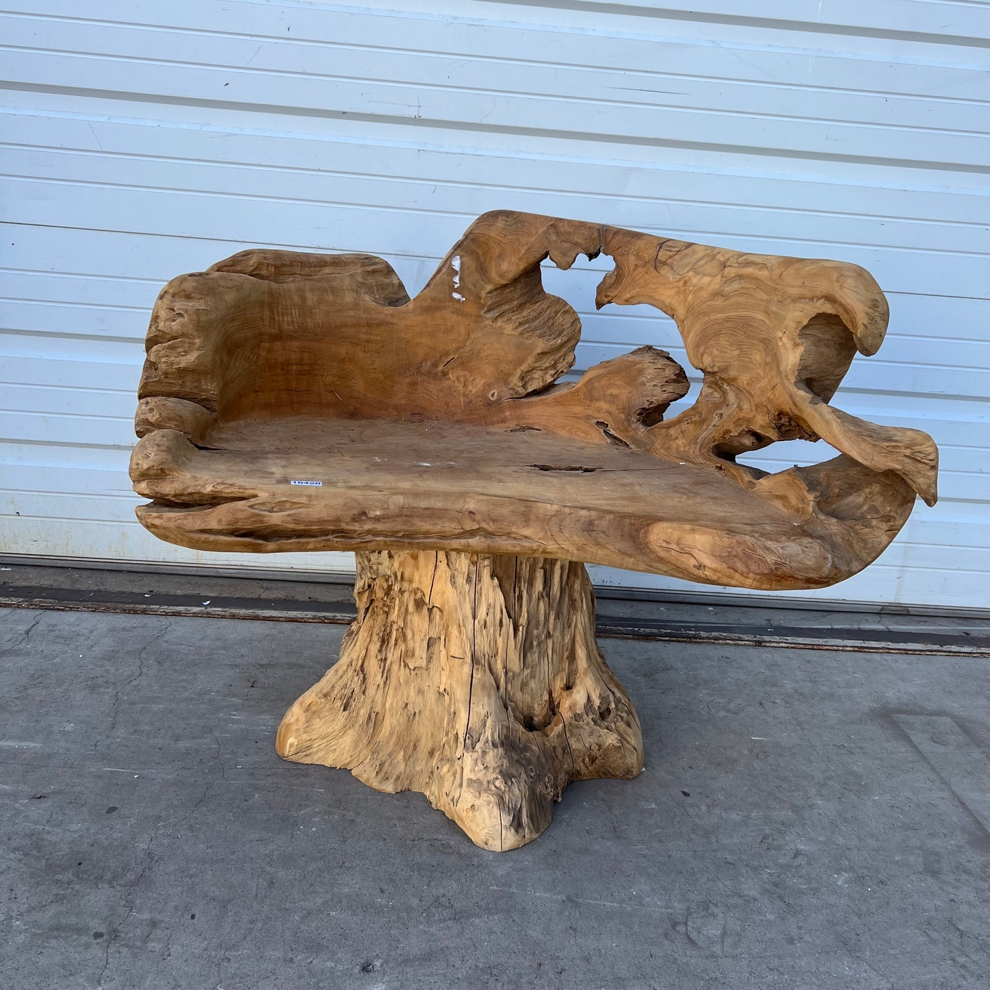 Primitive Wooden Stump/Root Chair