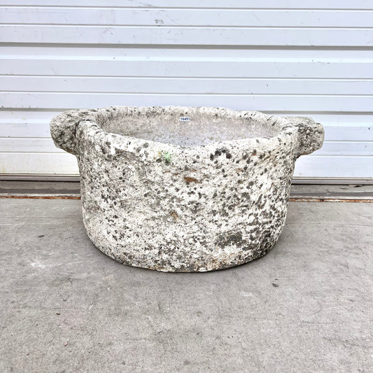 French Mortar Stone Planter