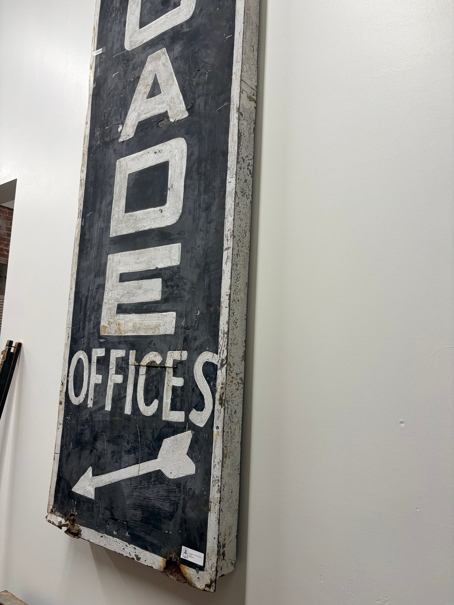 Davis Arcade Offices Metal Sign
