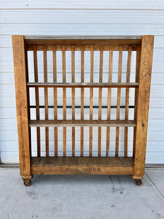 Rolling Industrial Warehouse Shelving Cabinet