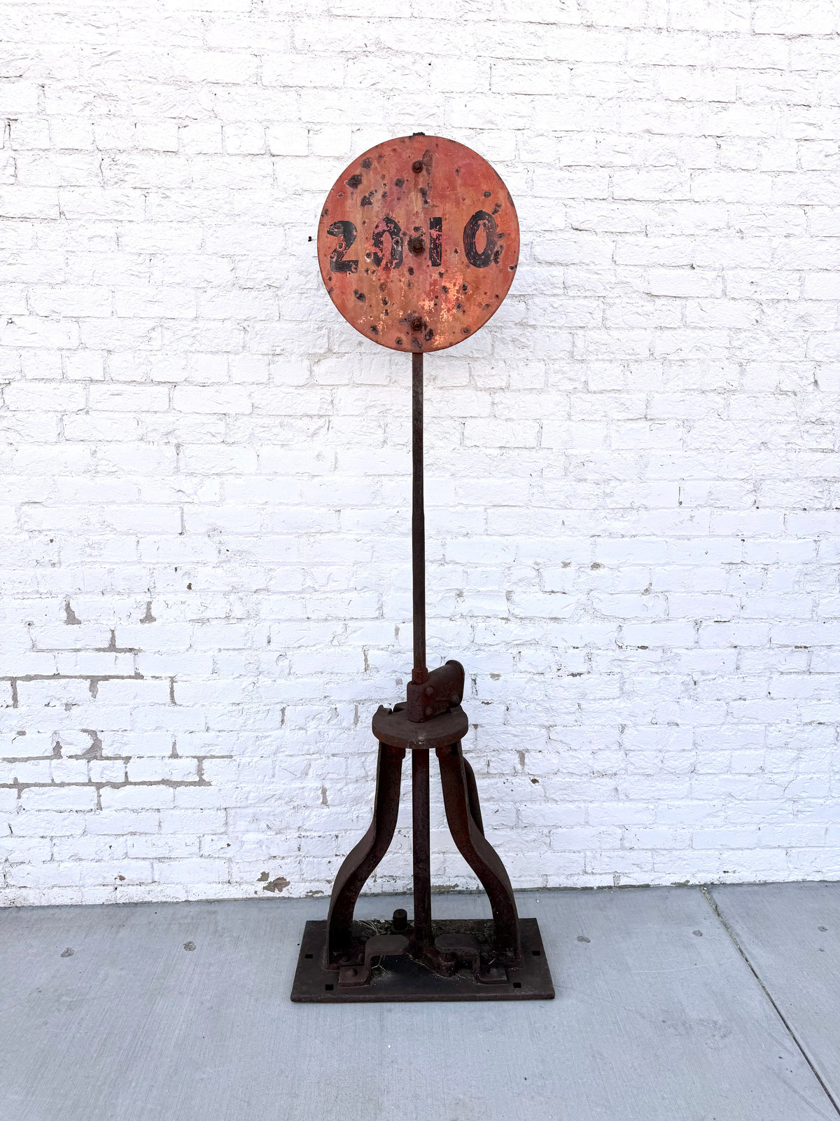 Iron Railroad Switch Stand