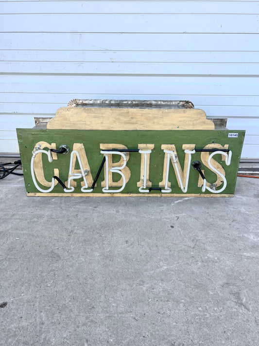 Cabins Neon Sign