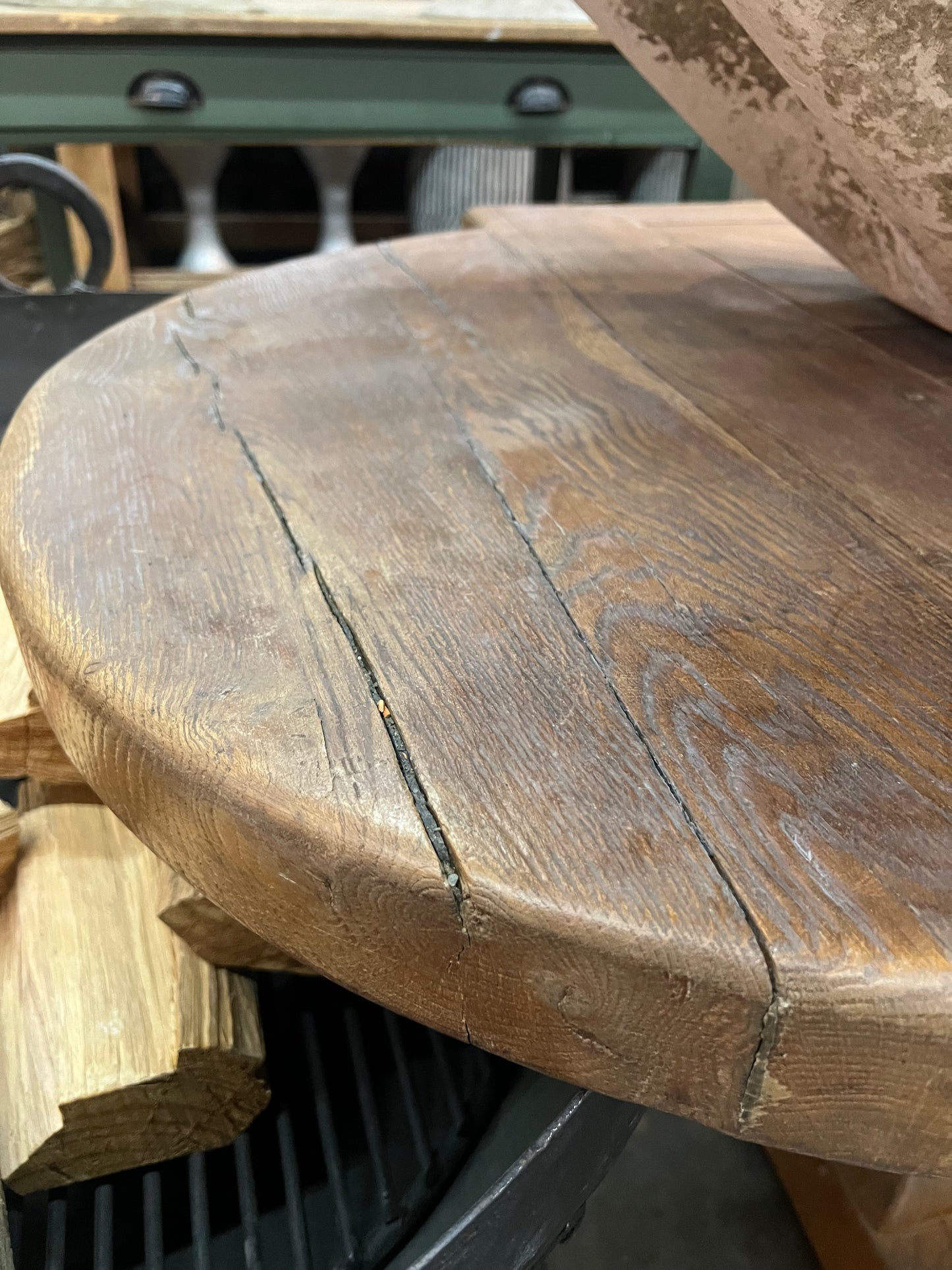 French Oak Dining Table