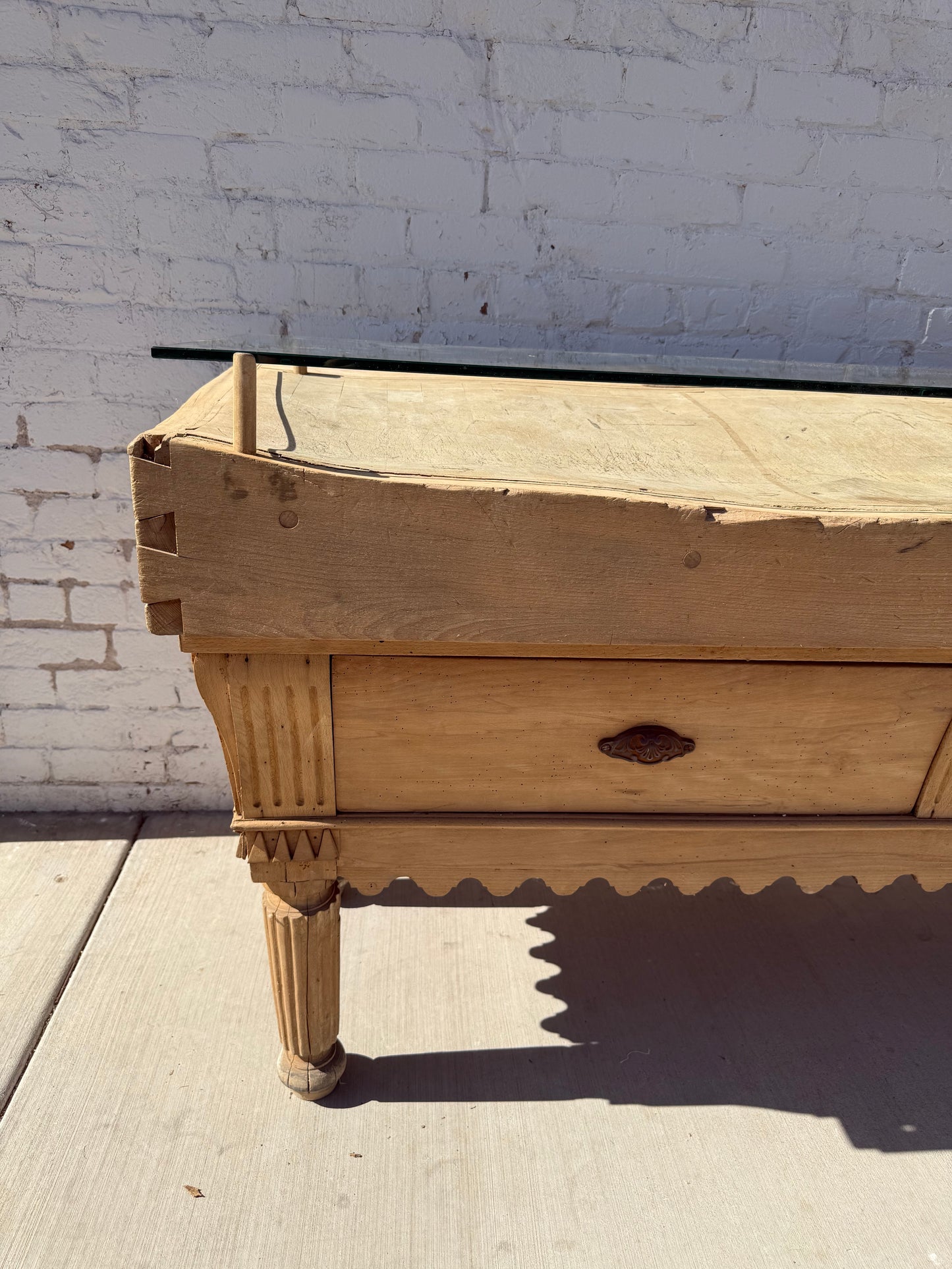 Butcher's Table With Drawers
