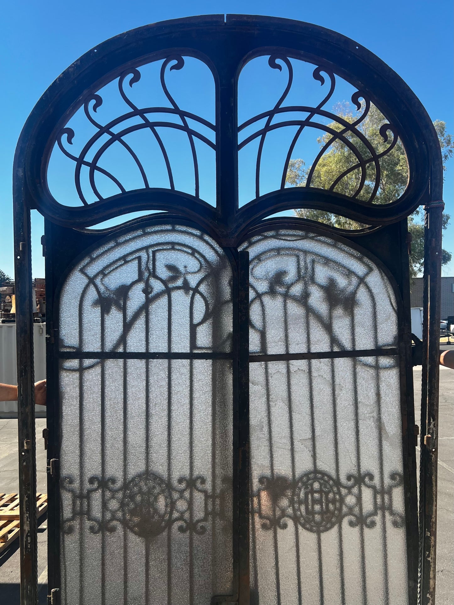 Pair of Artnovo Iron Gates