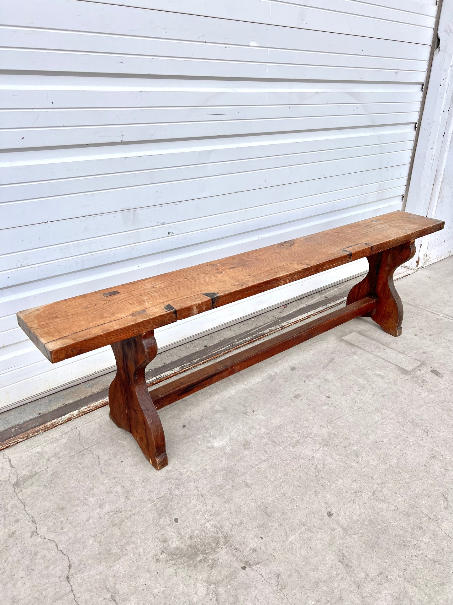 French Walnut Bench