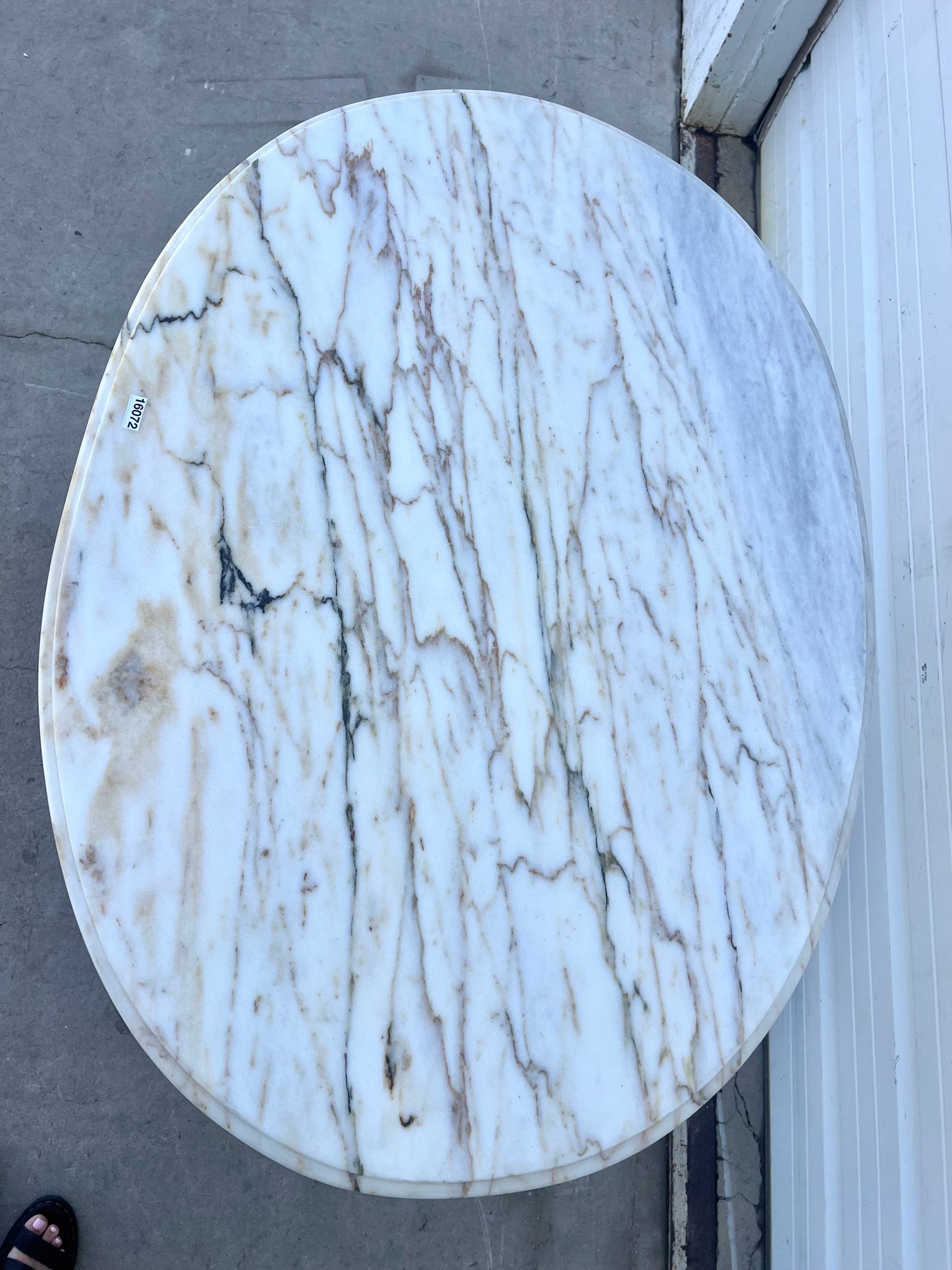 Bentwood Table w/Marble Top