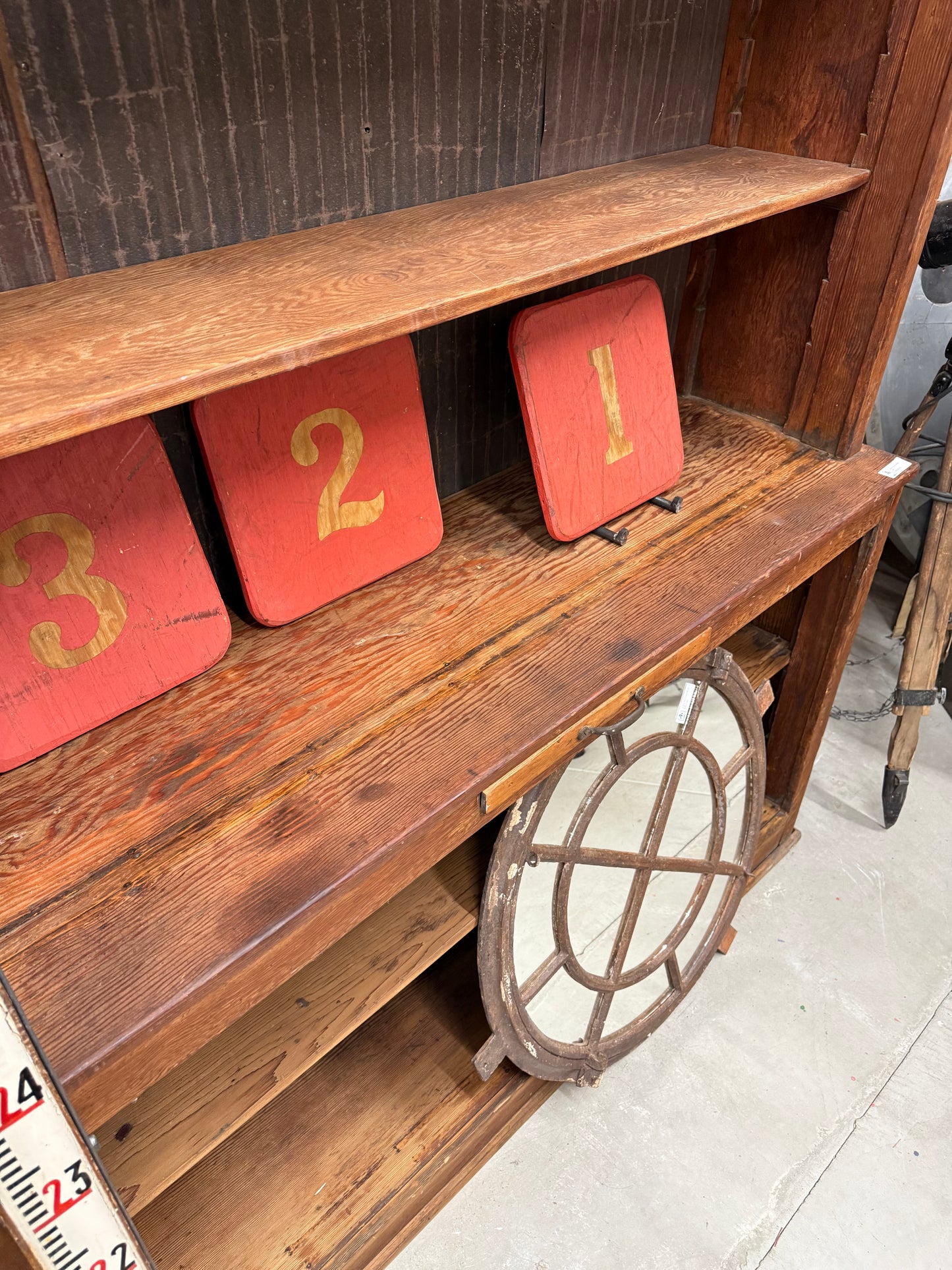 2-Piece General Store Display Cabinet from Pennsylvania