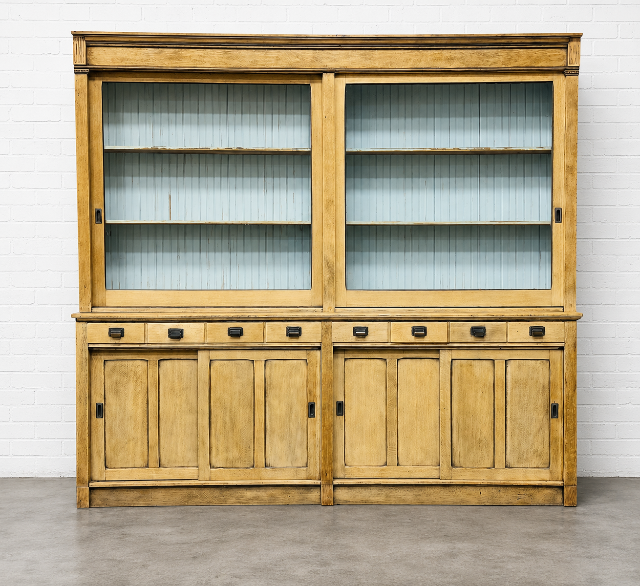 General Store Two Piece Display Cabinet