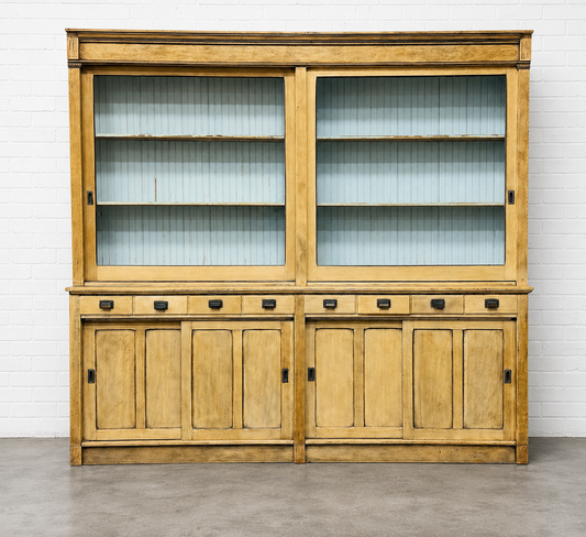 General Store Two Piece Display Cabinet