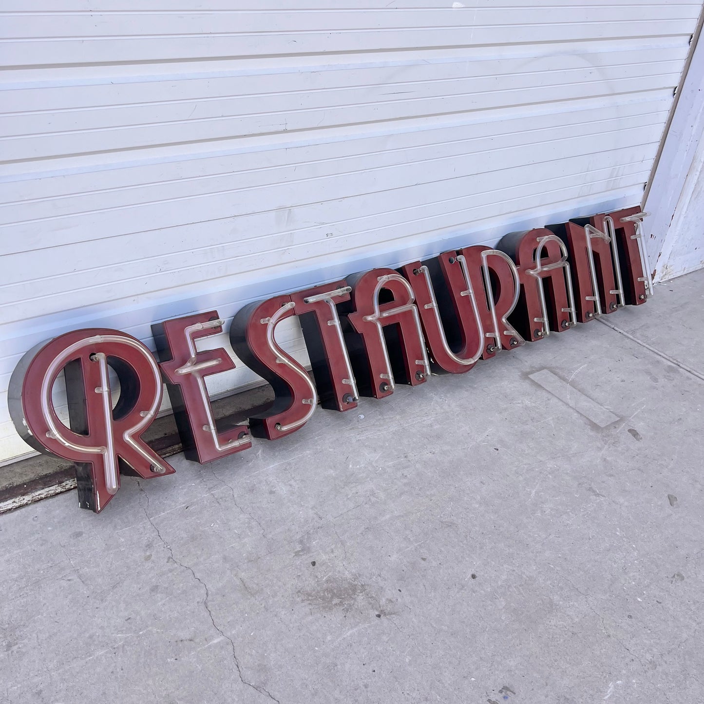 Neon Large French 1930’s “Restaurant” Letters