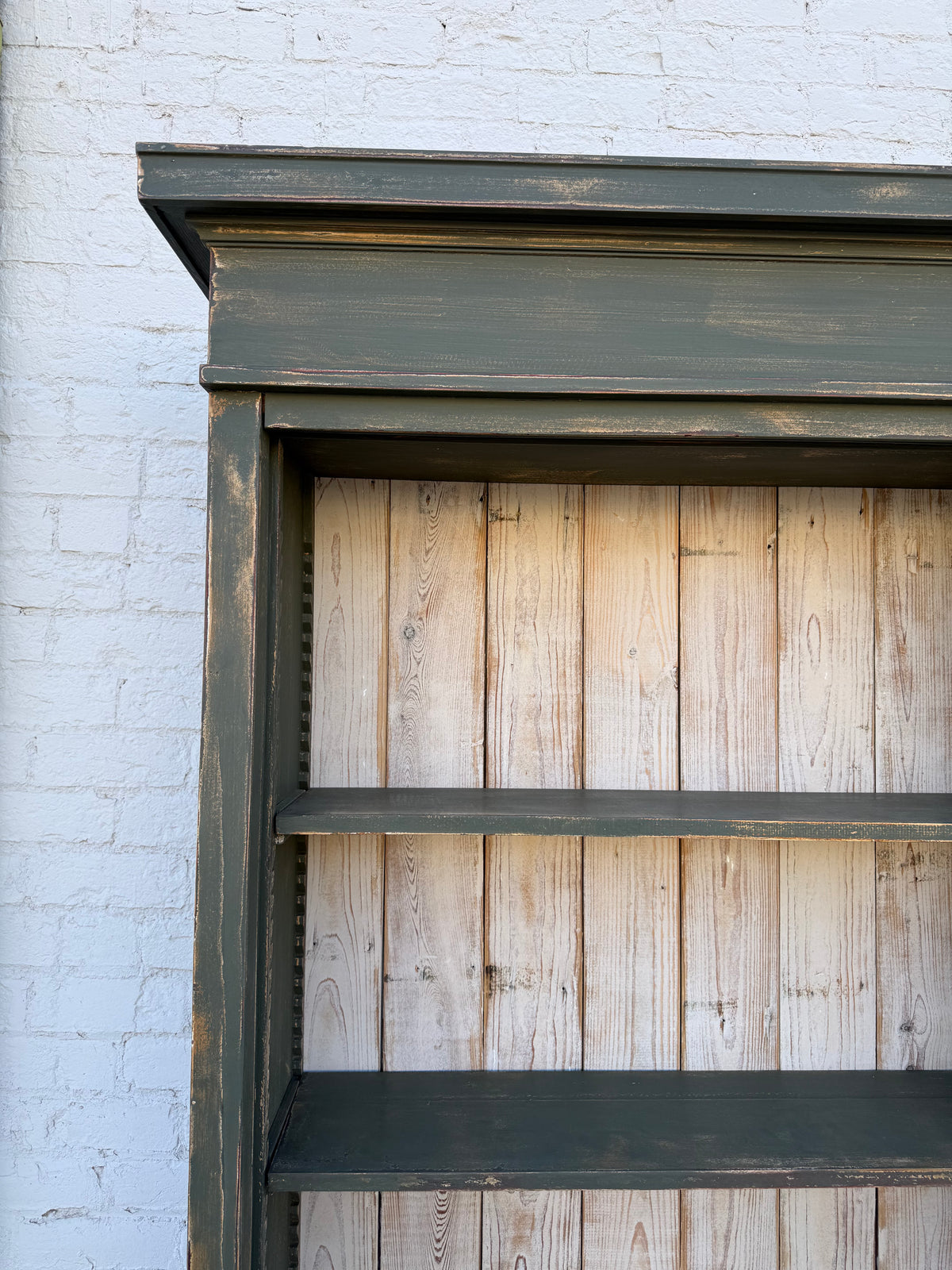 Vintage Green Apothecary / General Store Cabinet