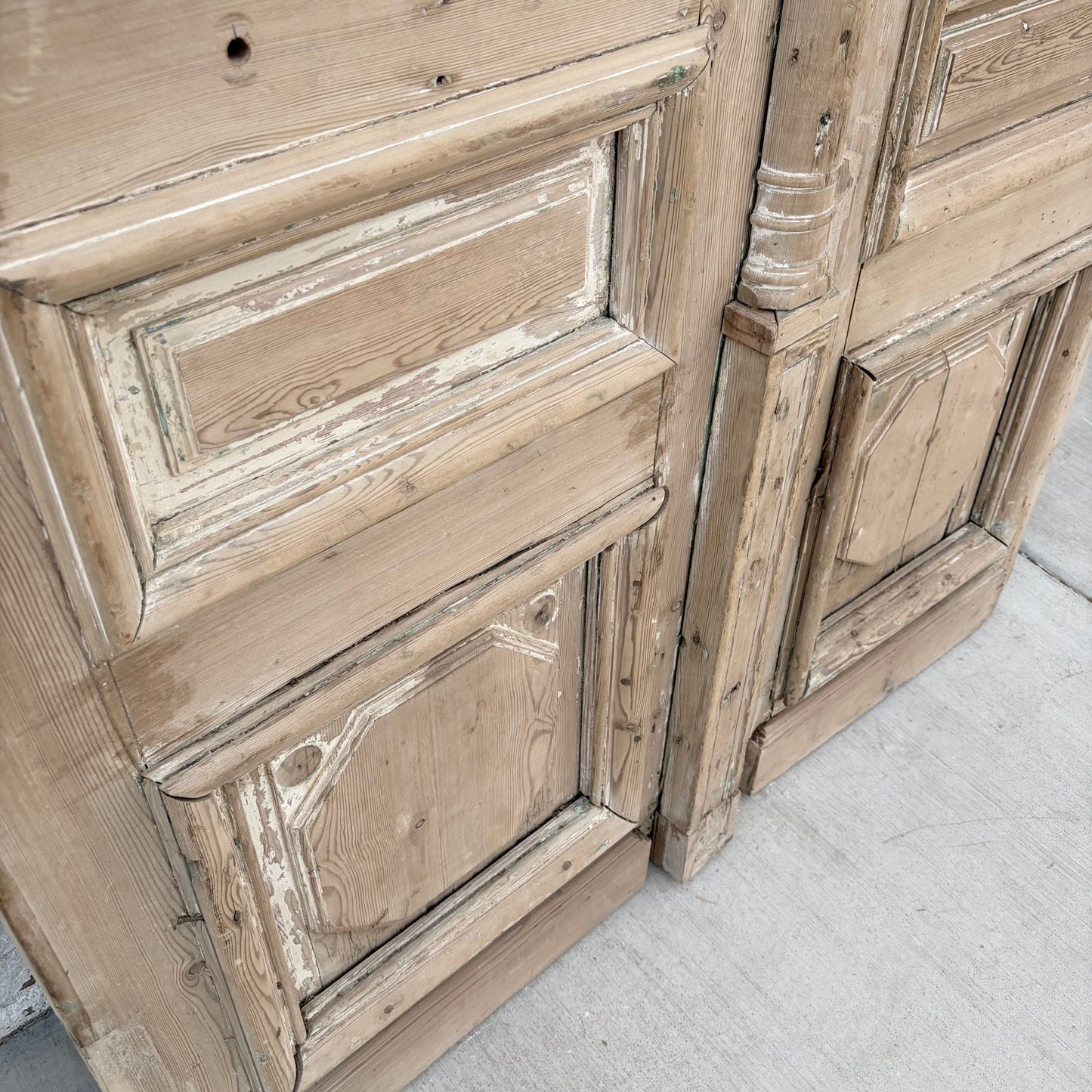 Pair of French Carved Wood Doors