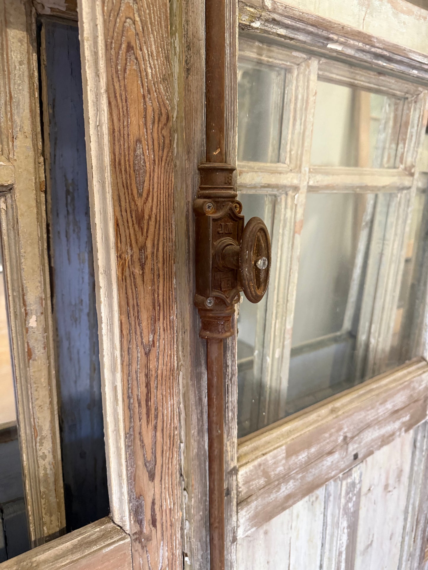 Set of 6 French Doors Together on Stand