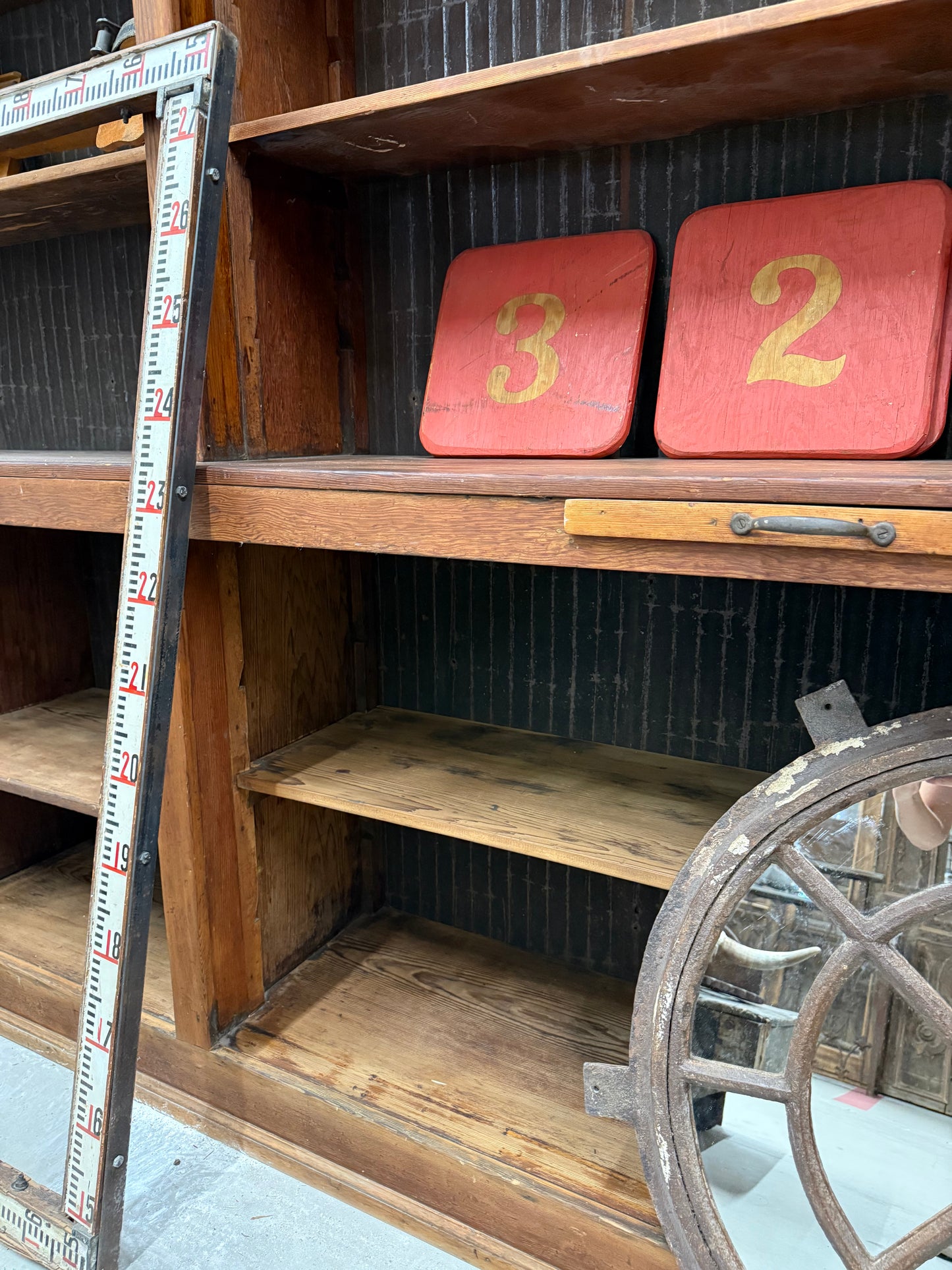 2-Piece General Store Display Cabinet from Pennsylvania
