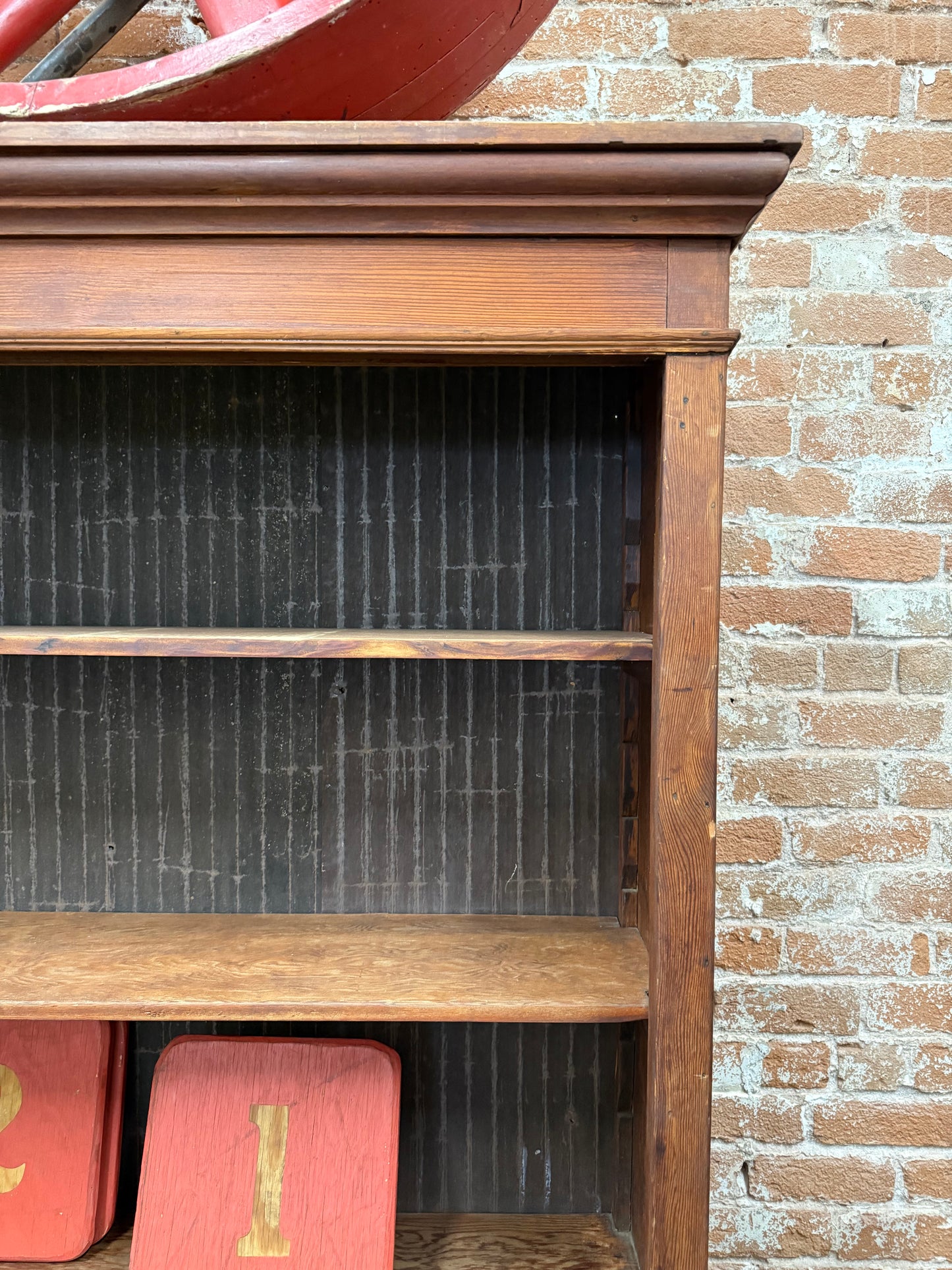 2-Piece General Store Display Cabinet from Pennsylvania