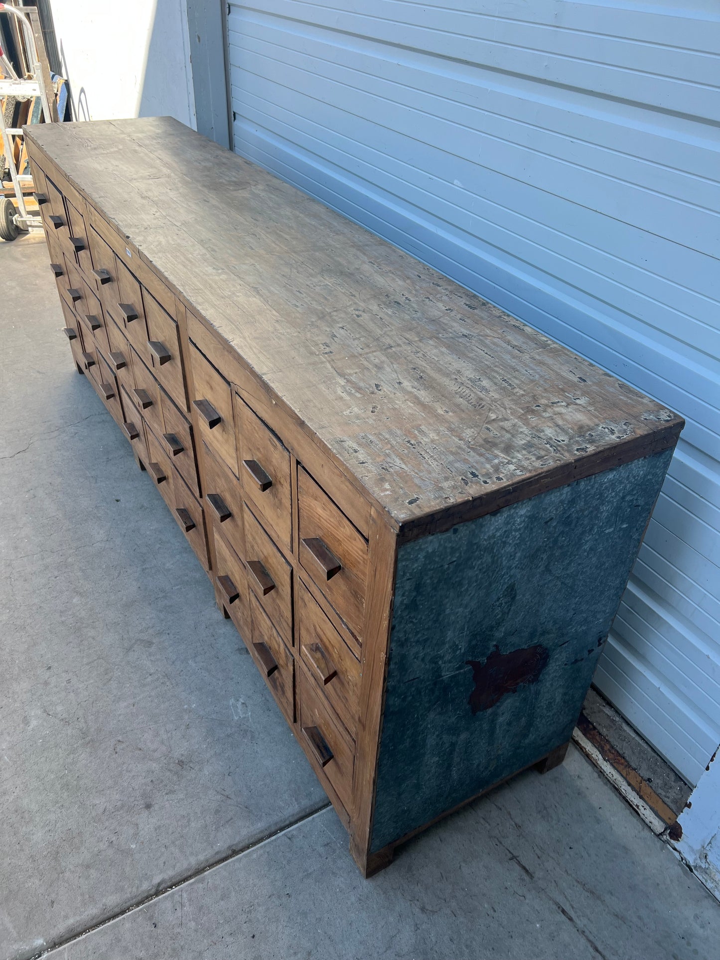 27 Drawer Wood Chest