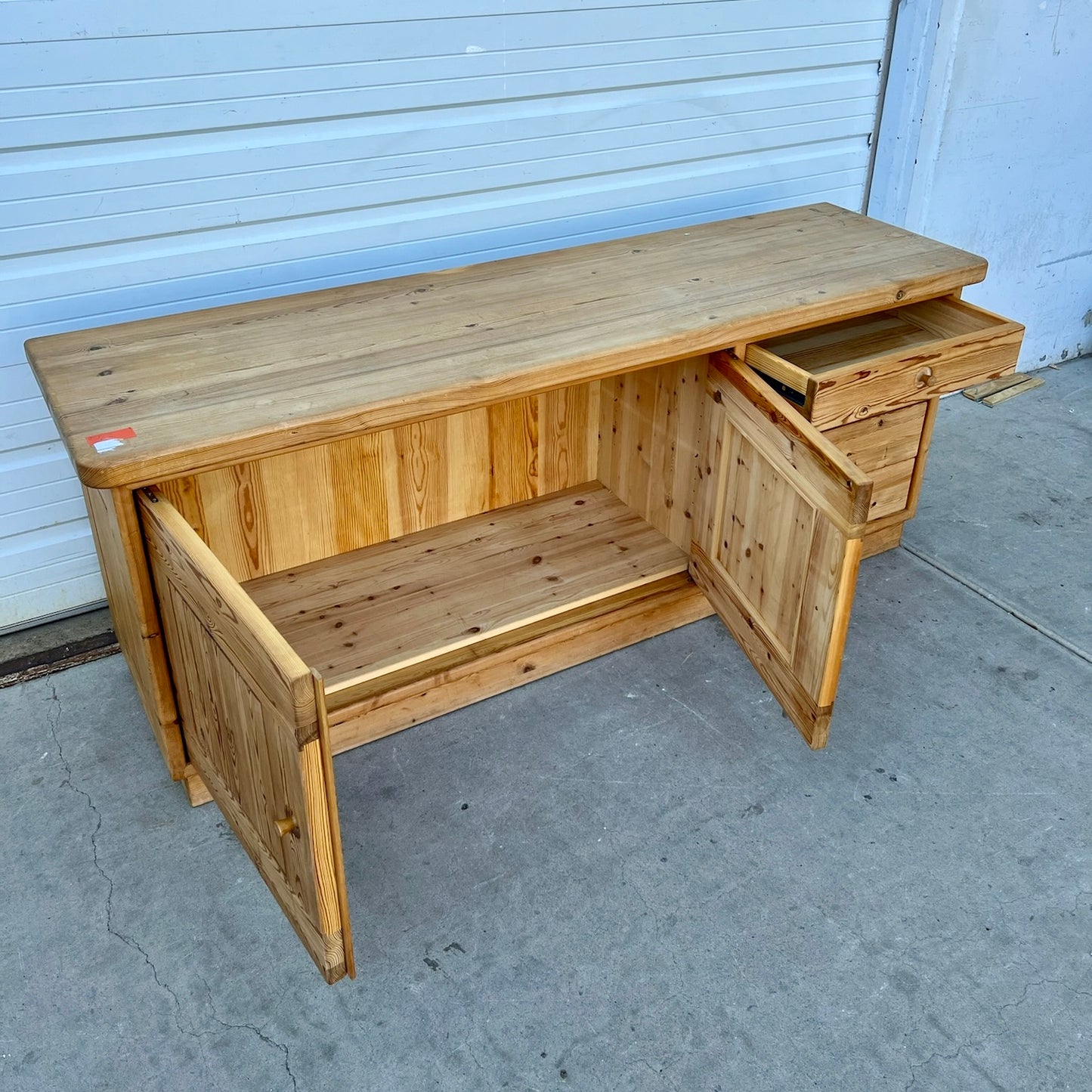 Danish Pine Store Counter / Sideboard