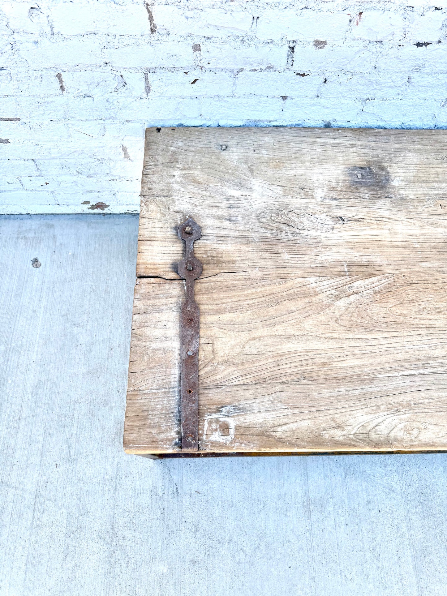 Coffee Table with Old Door Top