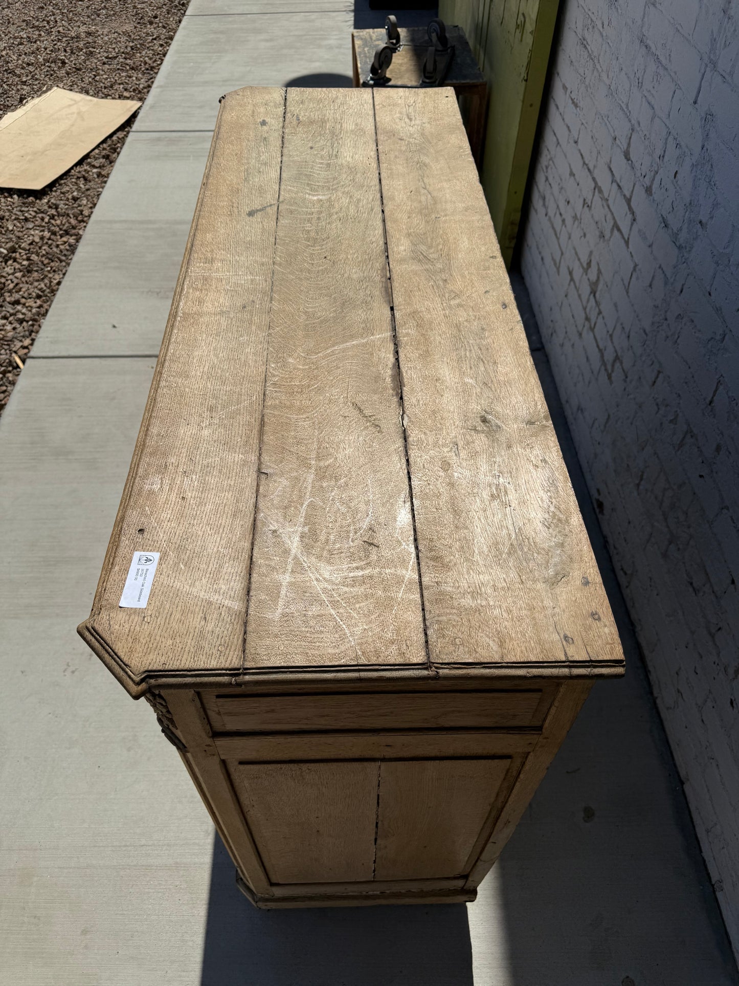 French Bleached Oak Sideboard