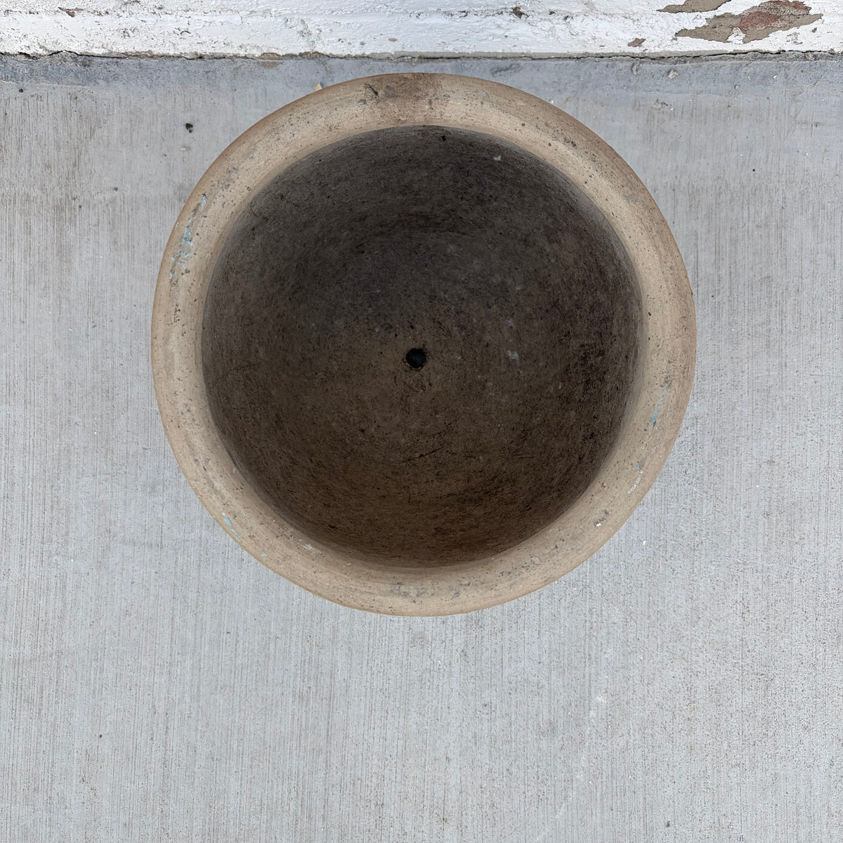 Rustic Navy Ceramic Planter