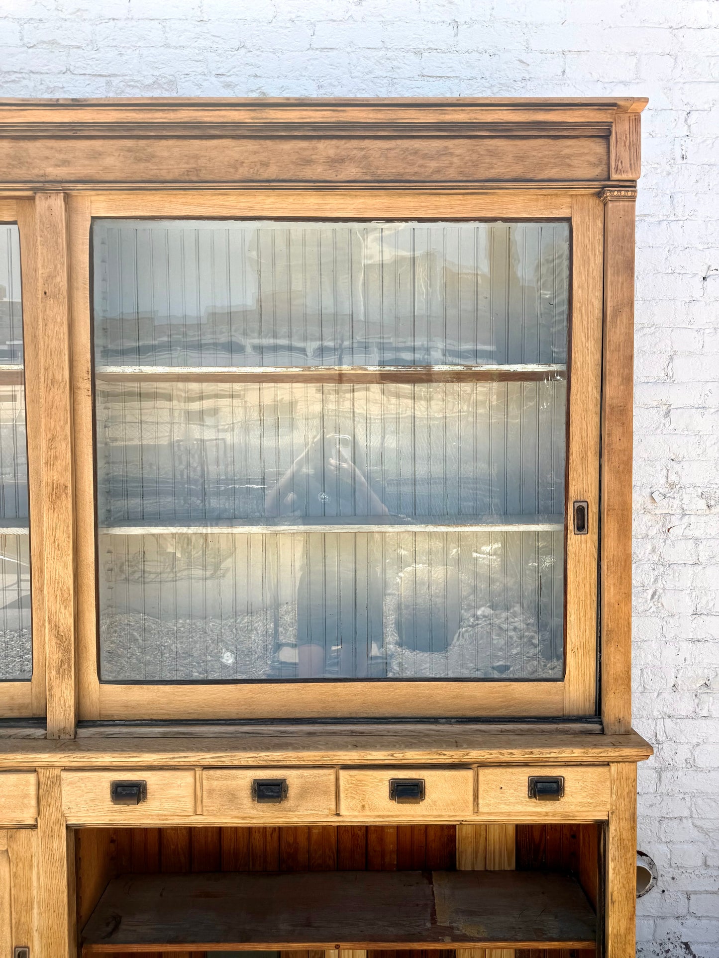 General Store Two Piece Display Cabinet