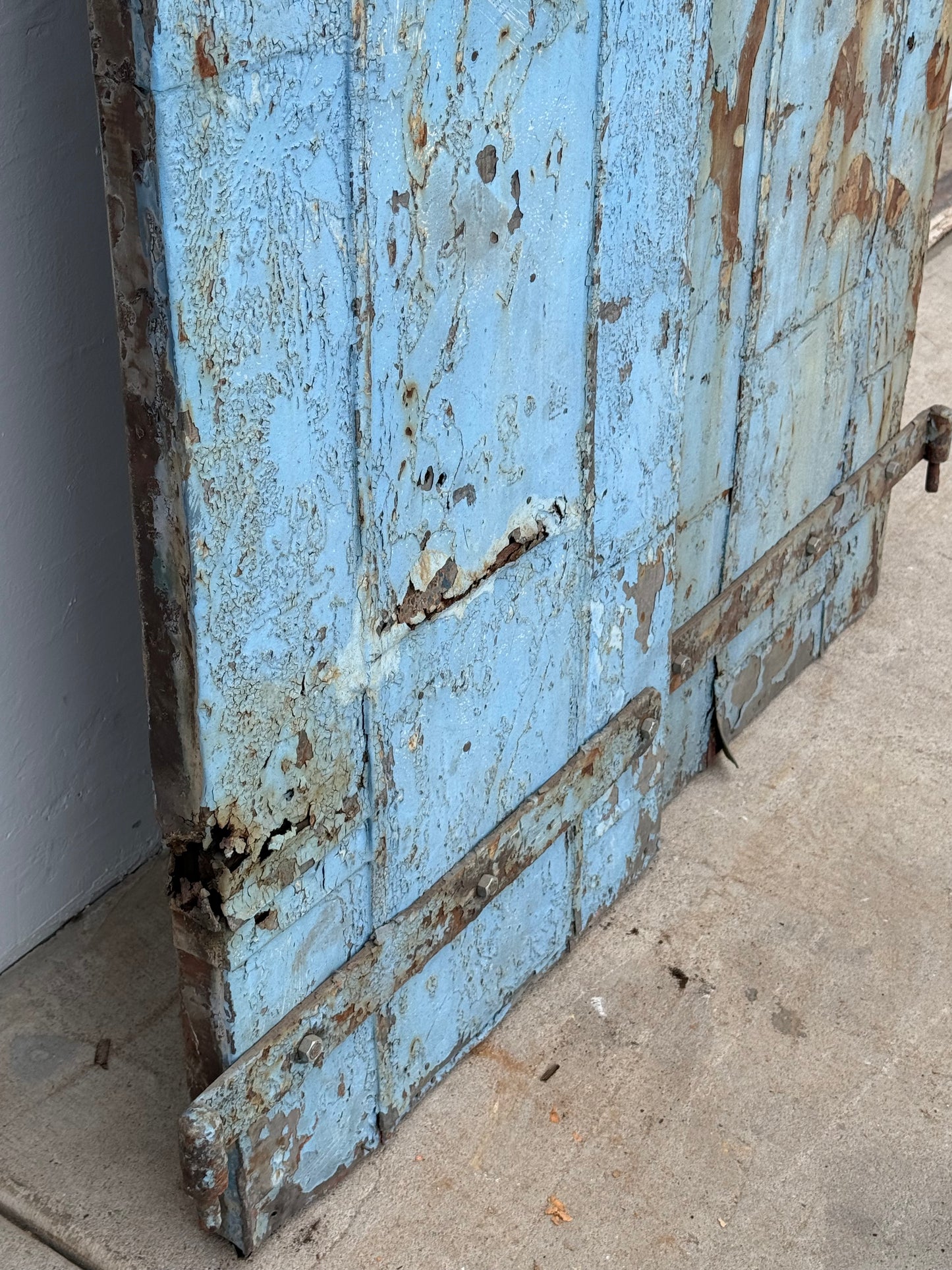 Pair of Industrial Metal Factory Shutter Doors (Large)