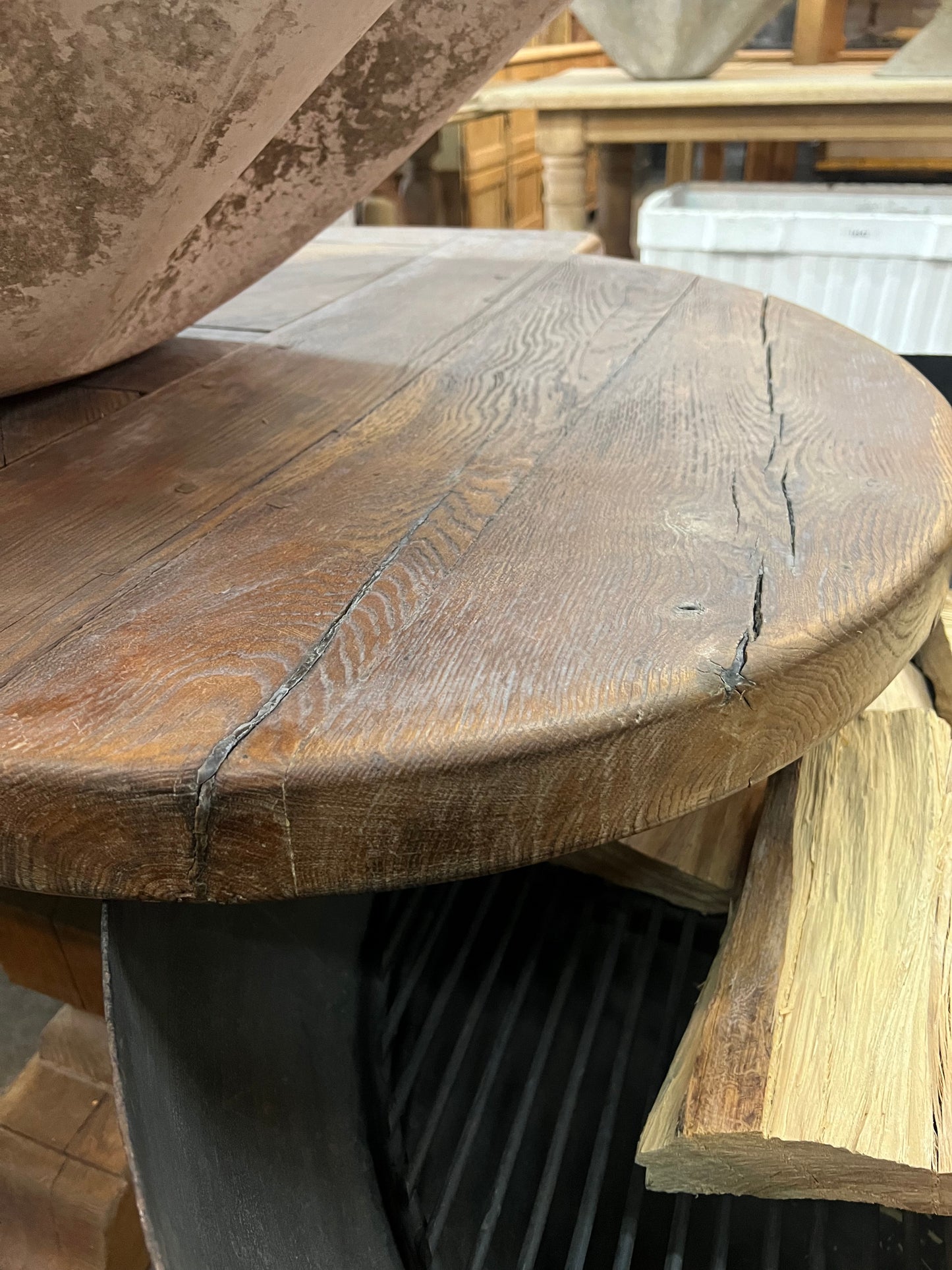 French Oak Dining Table