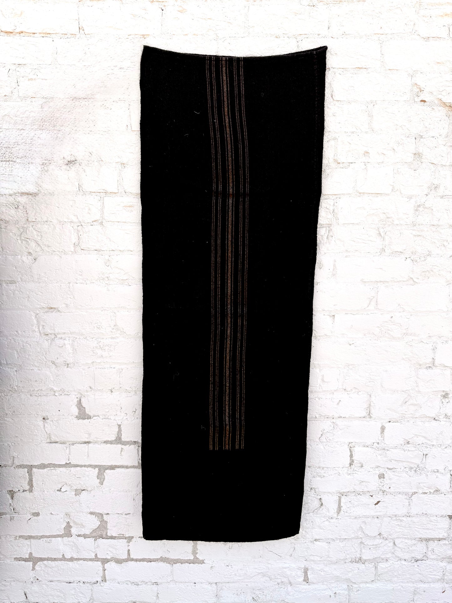Black Striped French Grain Sack