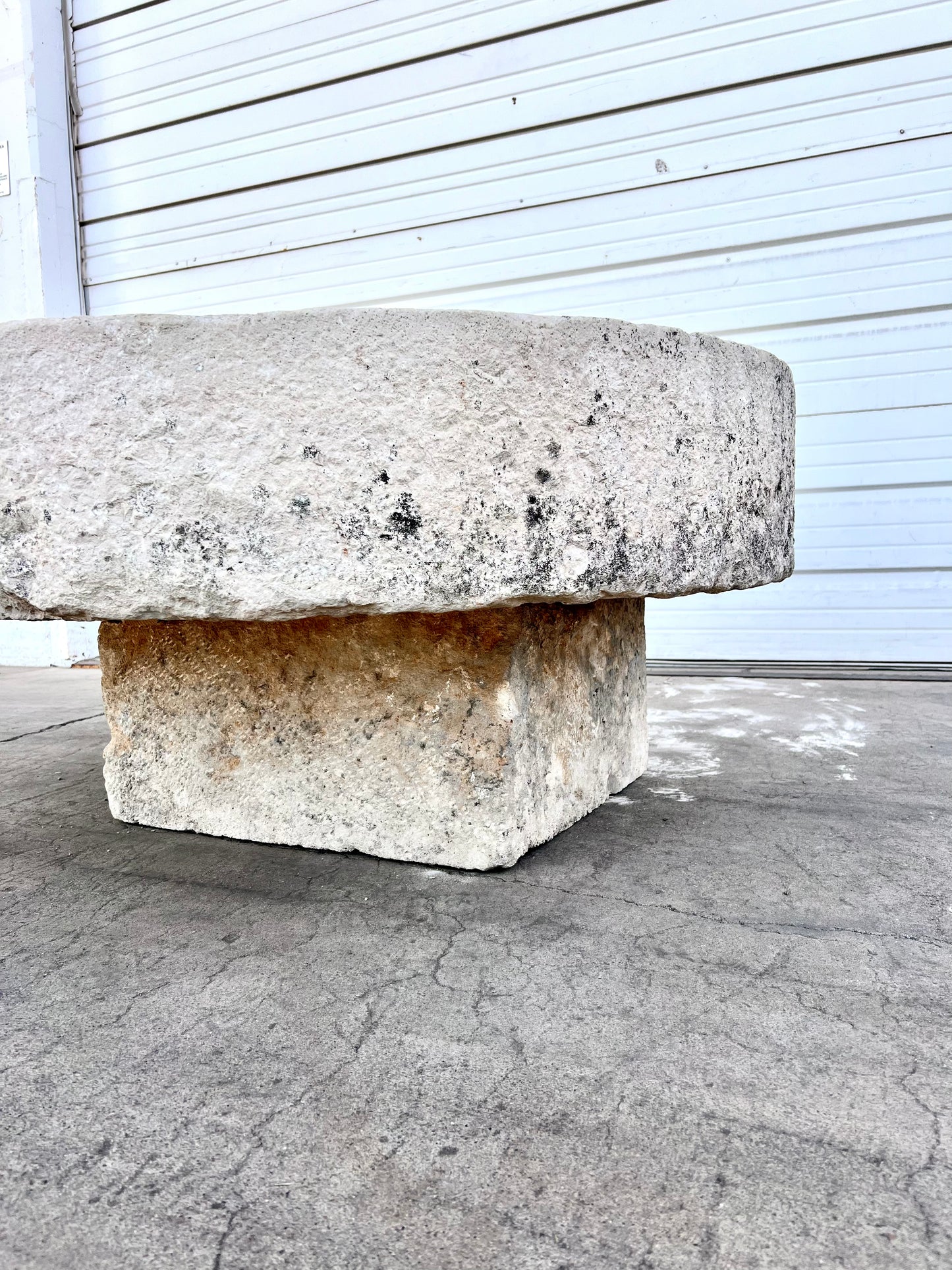 Large Round Stone Table