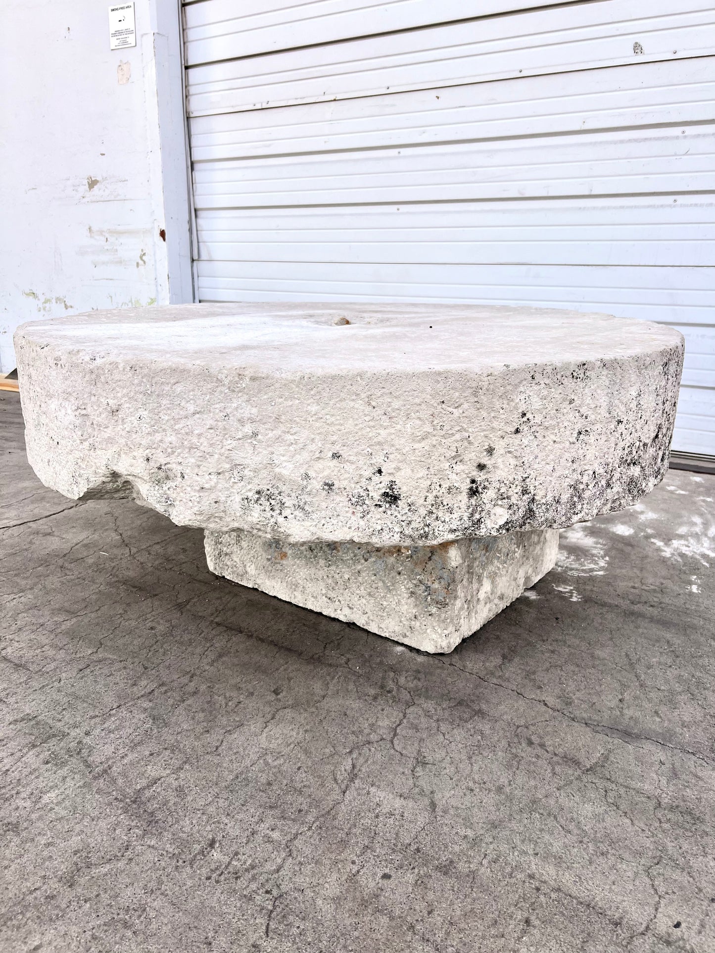 Large Round Stone Table