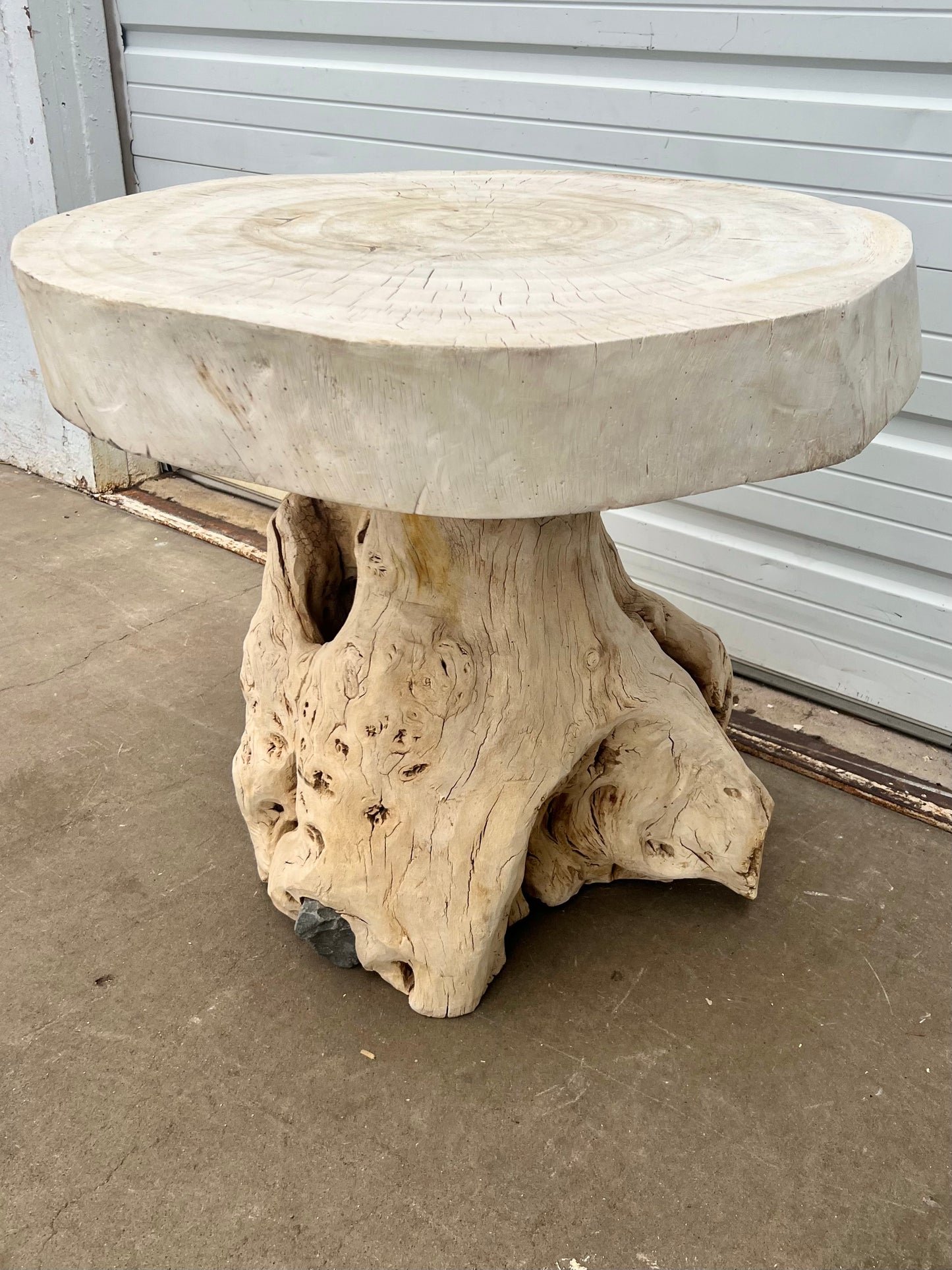 Bleached Driftwood Table
